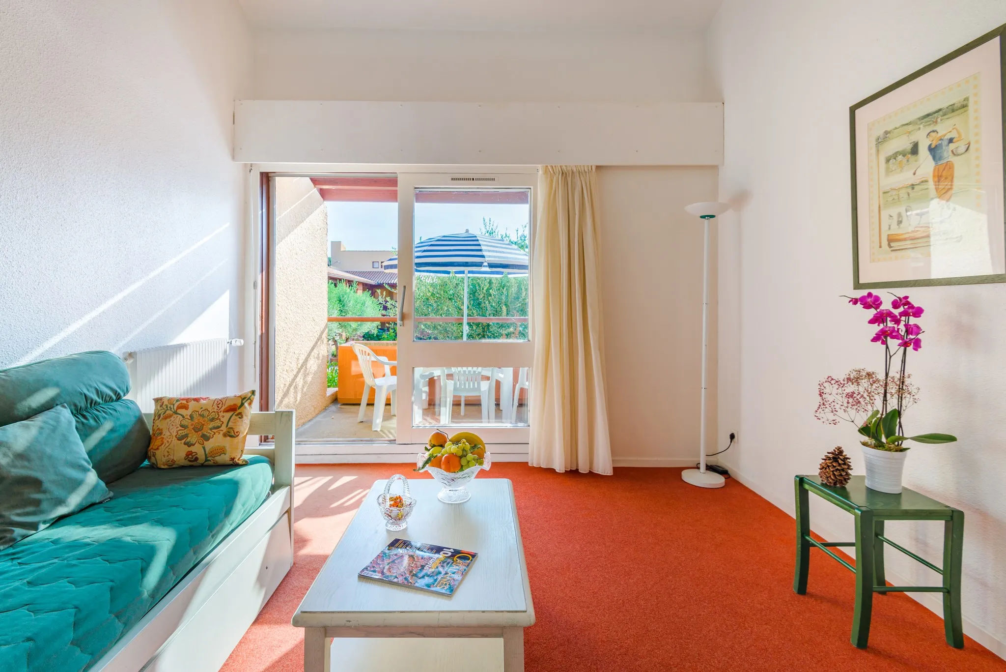 image Kick back your feet and relax in the cosy living area.