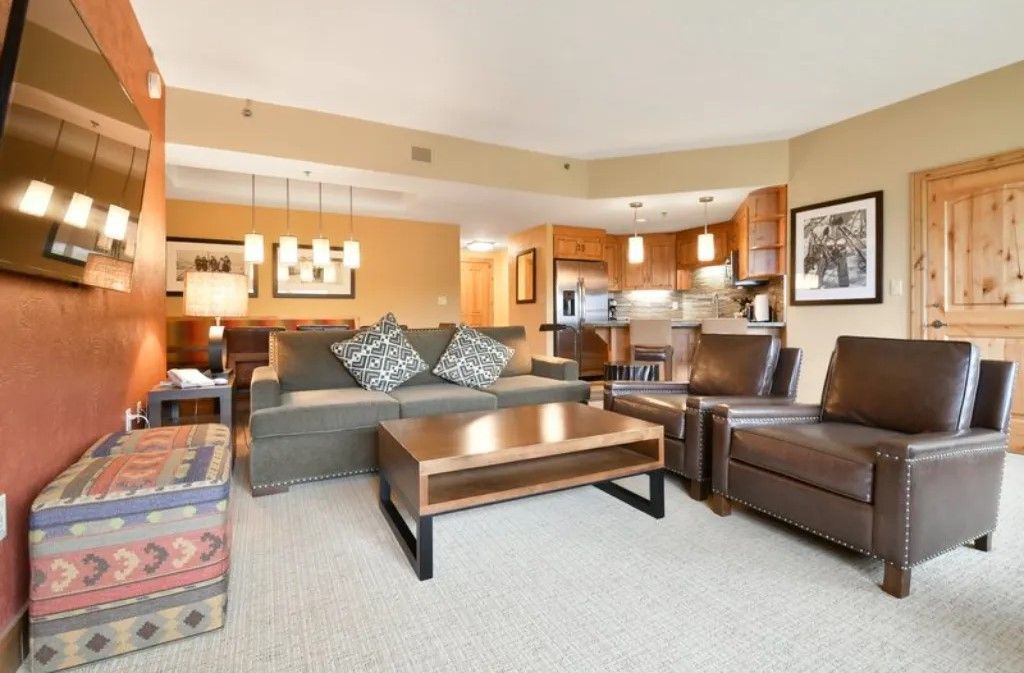 image Inviting living space with comfortable seating and a warm ambiance.