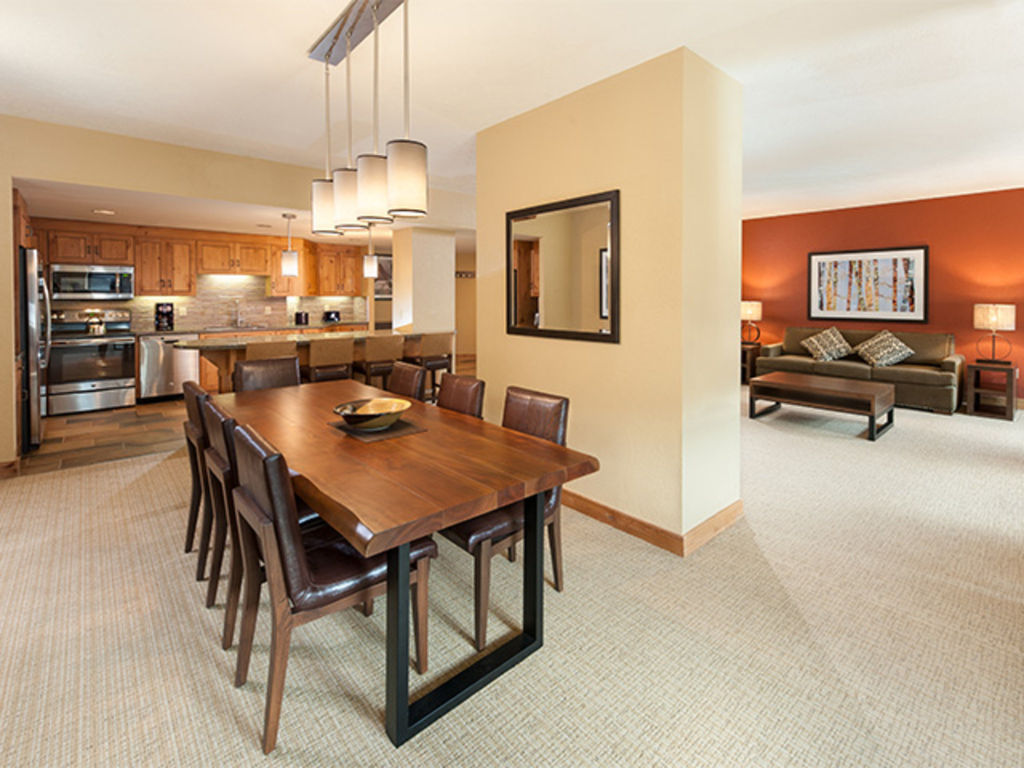 image Open-concept dining area perfect for family meals.