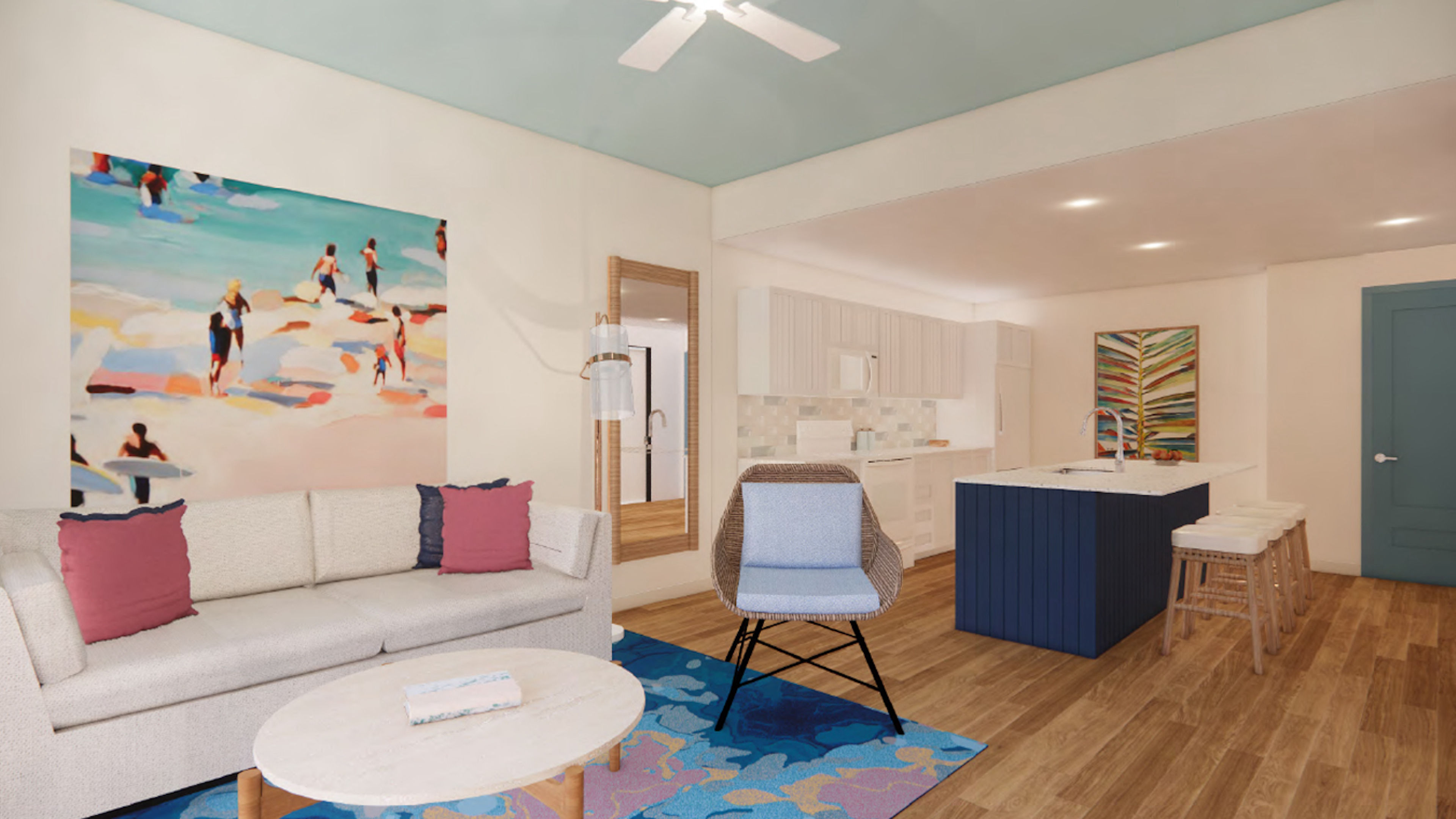 image Bright, open living space with a relaxed vibe, ideal for unwinding and socializing.