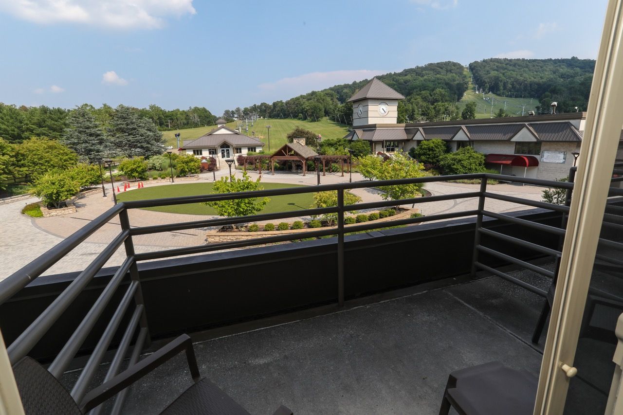 image Private balcony offering serene views of the surrounding landscape.