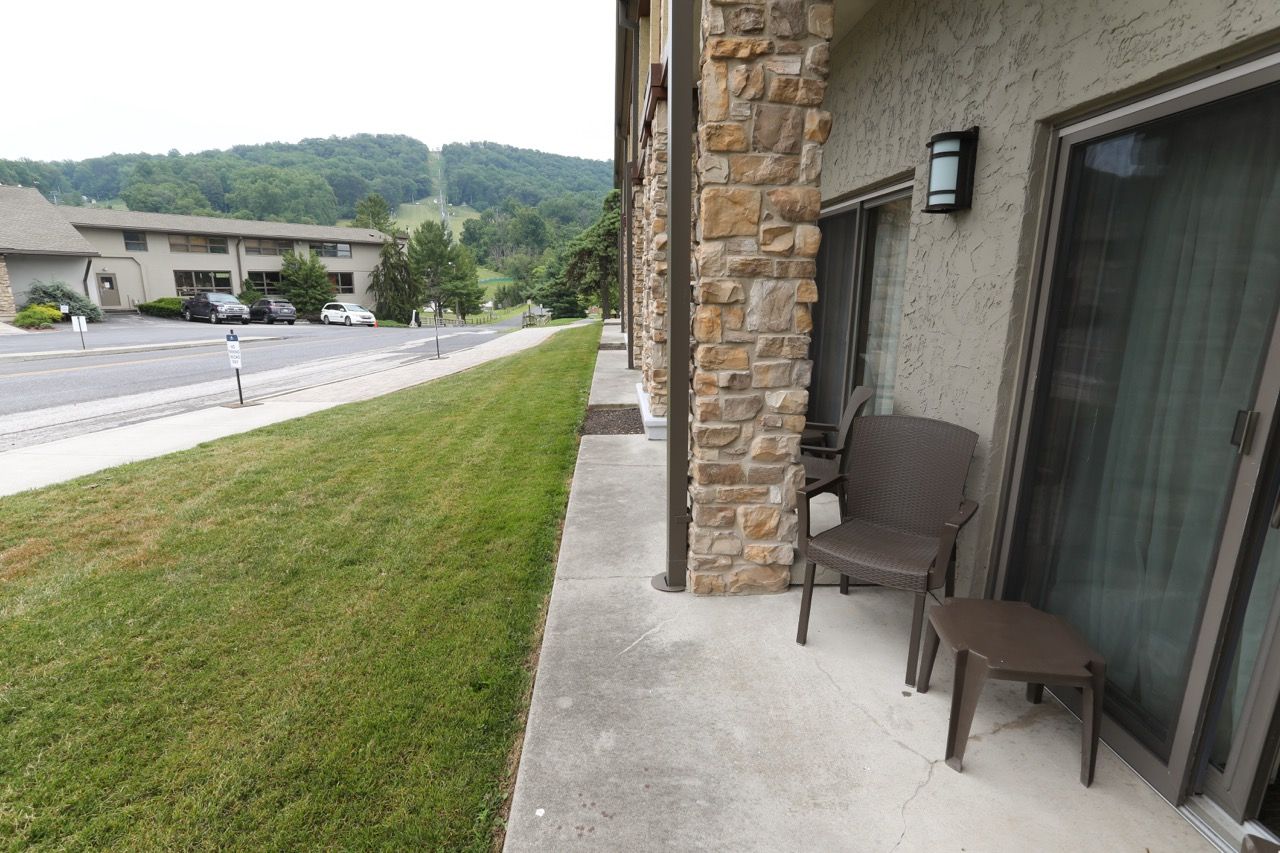 image A private patio space, perfect for enjoying the fresh mountain air.