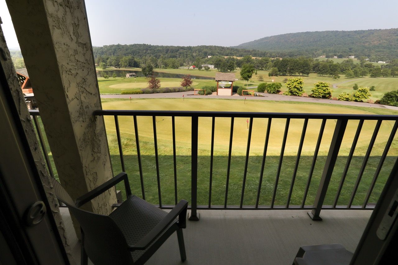 image Enjoy breathtaking views of rolling hills and open fields from your private balcony.