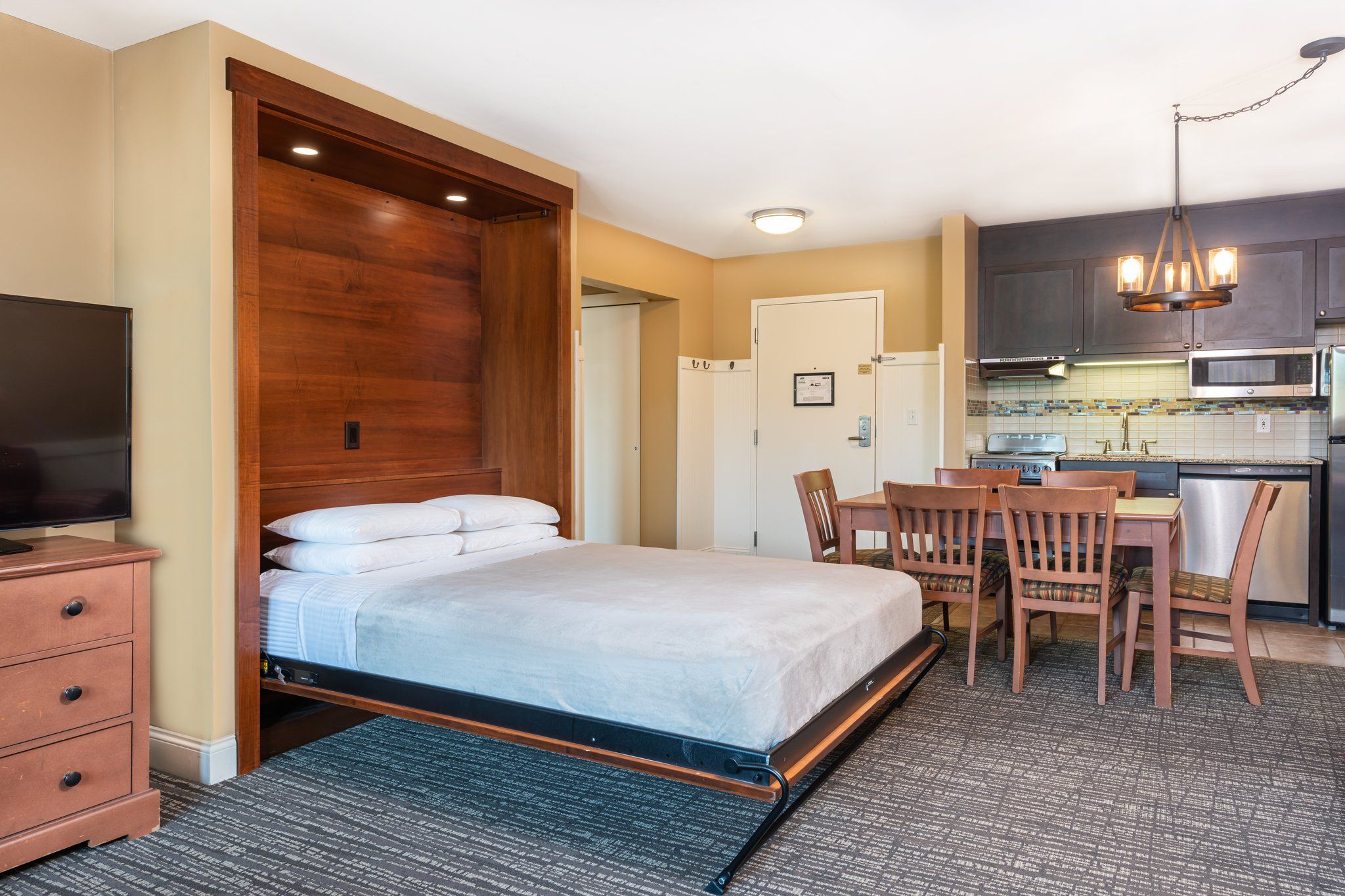image Spacious and serene sleeping area with ample room to relax and recharge, offering a peaceful night's rest.