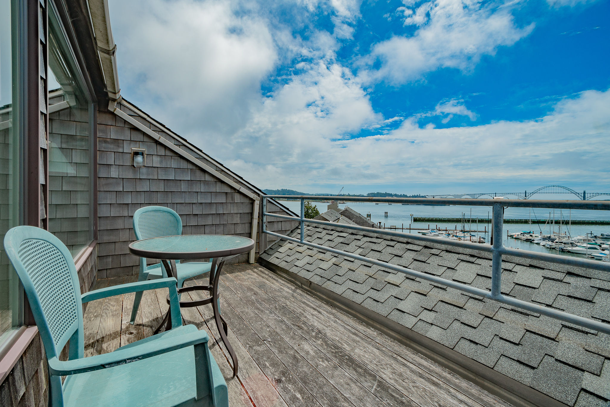 image Step out onto the private balcony, where panoramic views of the sky and sea invite you to relax and unwind.