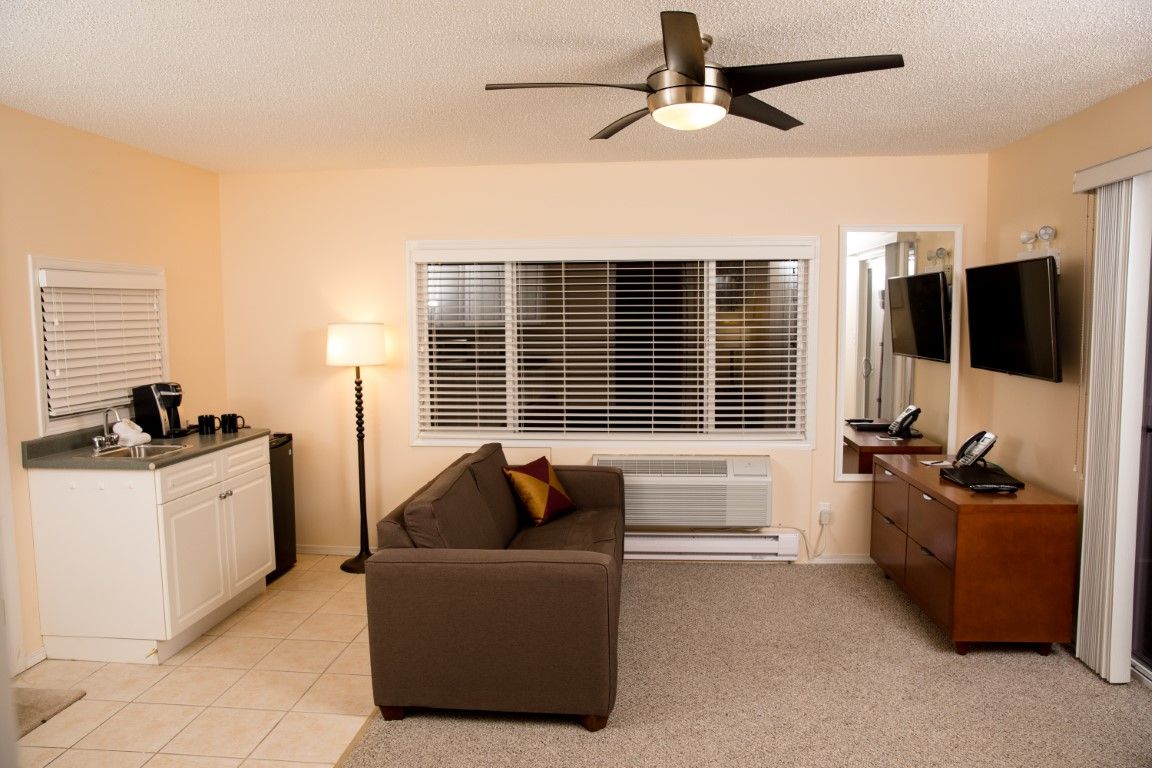 image Bright and inviting sitting room, ideal for unwinding after a day of lakeside adventures.