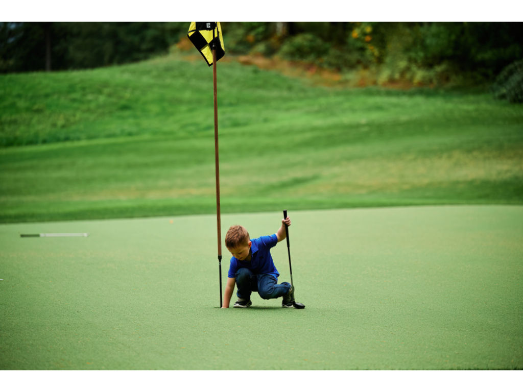 image Spend quality time at The Backyard Golf with family and friends.