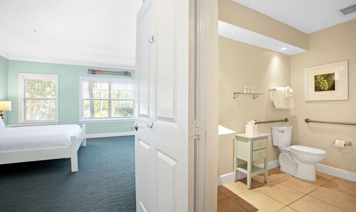 image En-suite bathroom with accessible fixtures