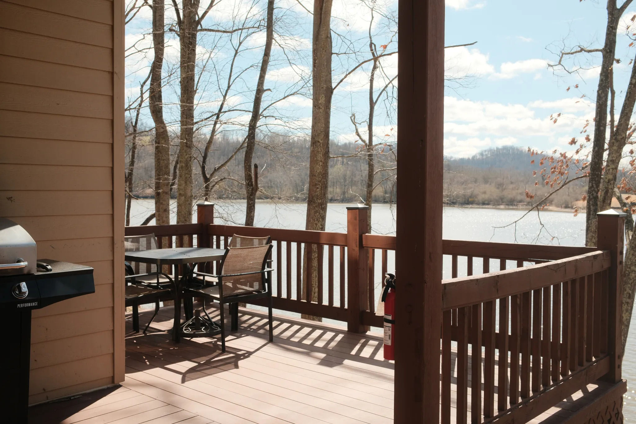 image Relaxing porch with lake views sets the tone for slow mornings and chill afternoons.
