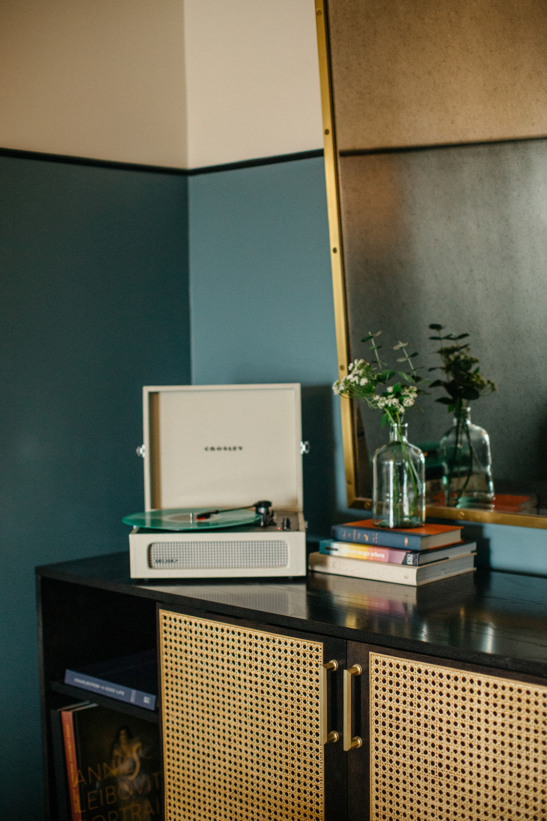 image A touch of nostalgia, with a record player and thoughtful décor adding warmth and character to the space.