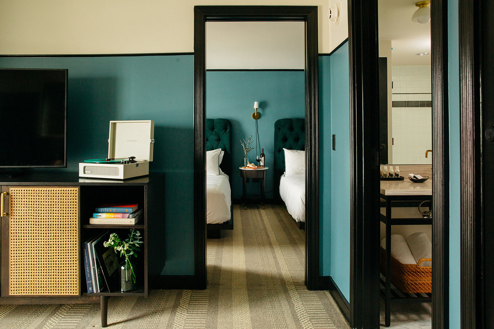image Seamless suite layout, offering a balance of comfort and elegance with carefully curated details.