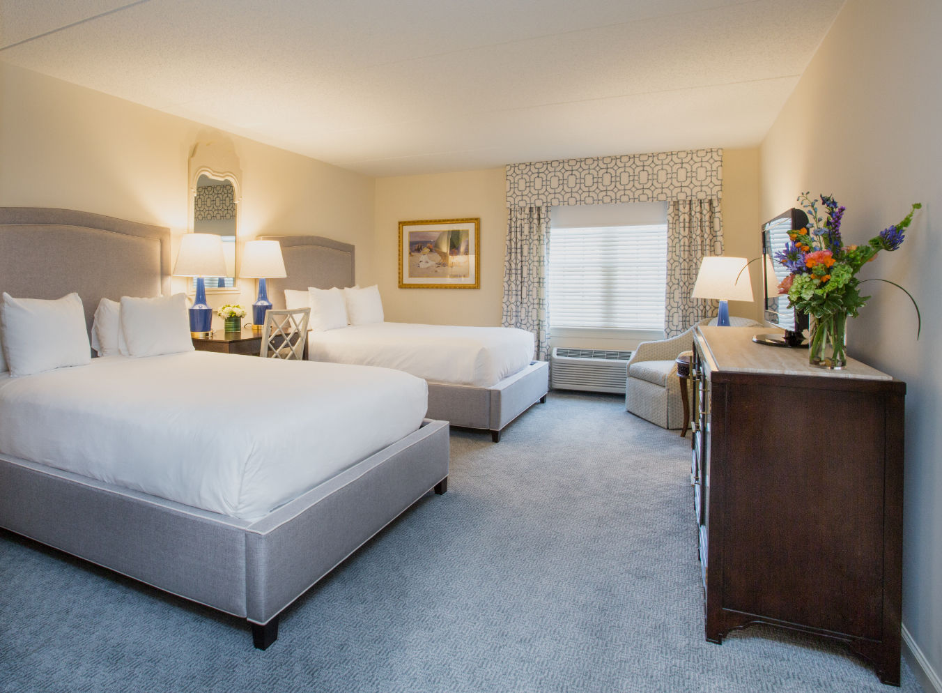 image A spacious and elegantly designed bedroom, perfect for a restful and rejuvenating stay.
