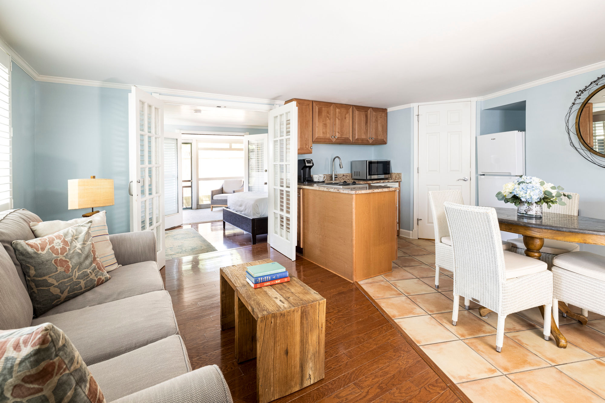 image A bright and inviting living space with stylish decor and an open layout for effortless relaxation.
