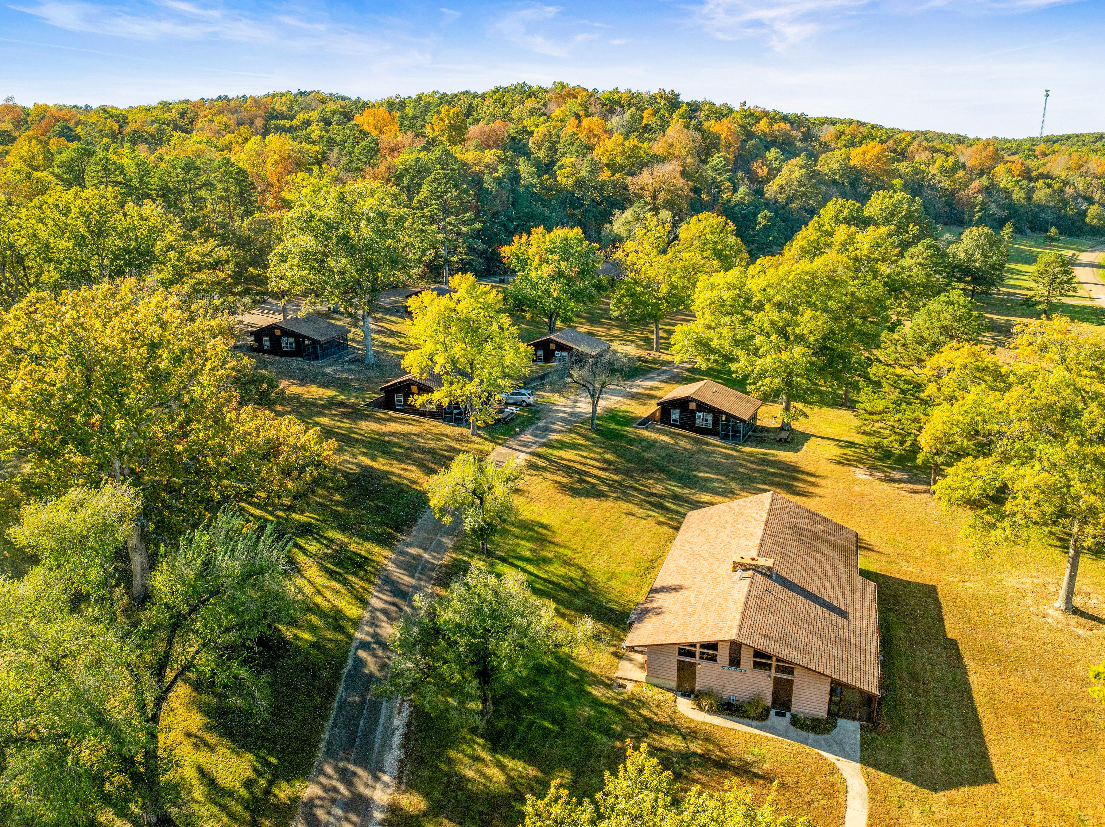 image Nestled among the trees, Bluff View Cabin offers a tranquil retreat with easy access to scenic trails and adventure.