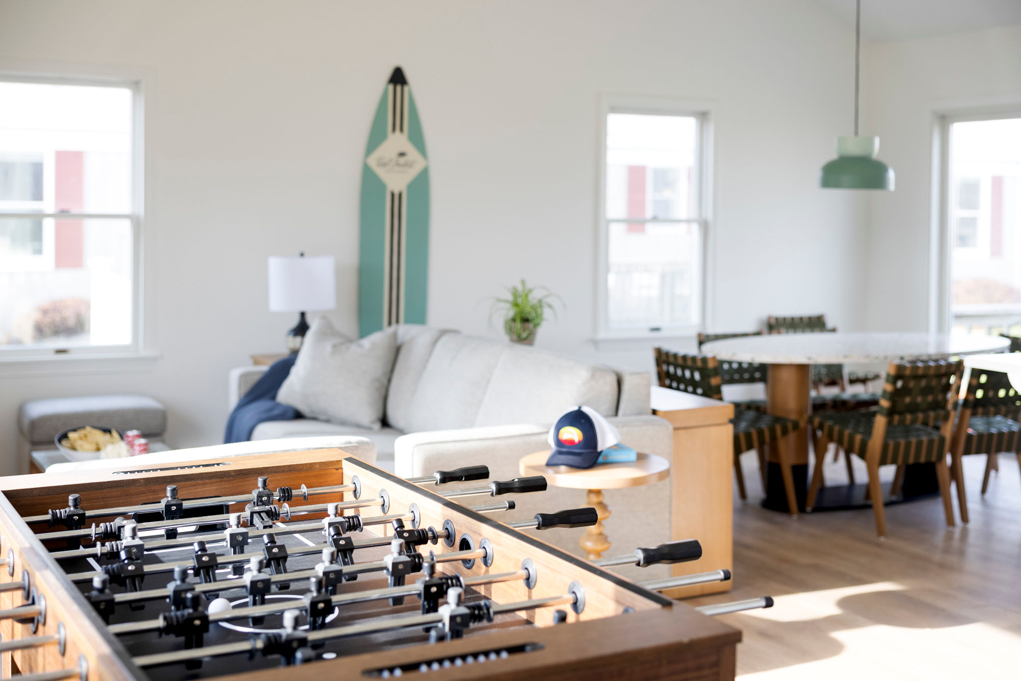 image Laugh loud and play hard in a laid-back lounge where beach style meets family fun.