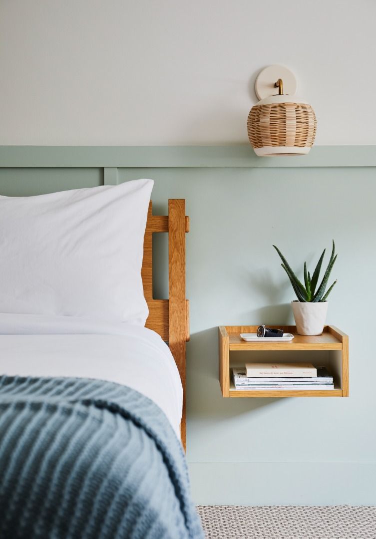 image The king bed features accessible design elements, ensuring comfort and ease of access for all guests.