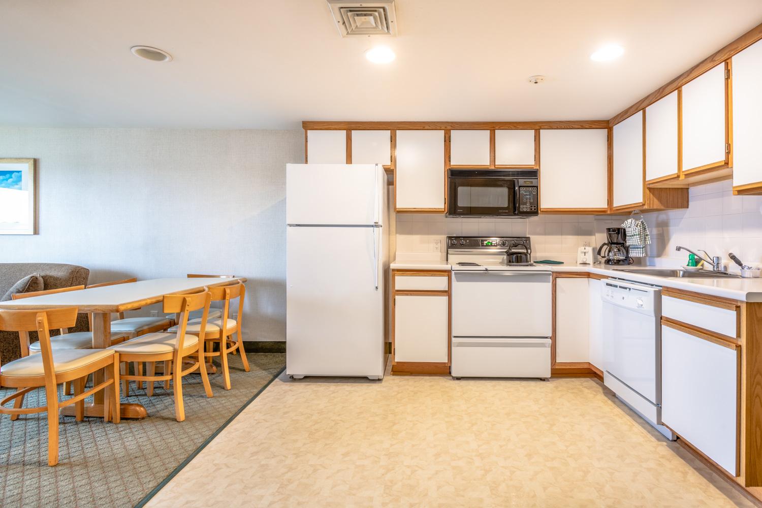 image Ease into vacation routines with a bright and simple space perfect for casual meals and lingering conversations.