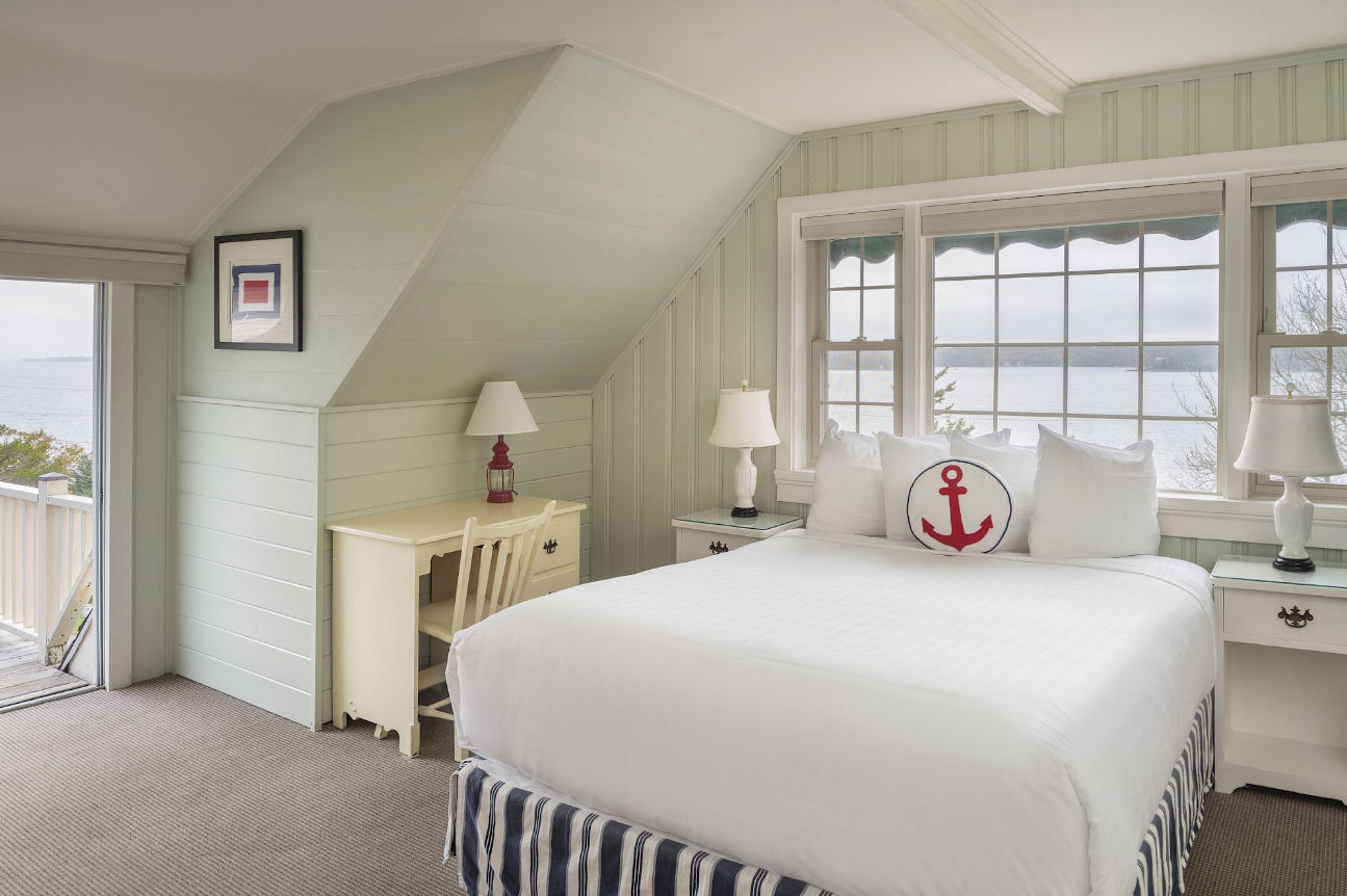 image Nautical touches and soft light fill this airy bedroom with cozy charm and a sense of seaside ease.