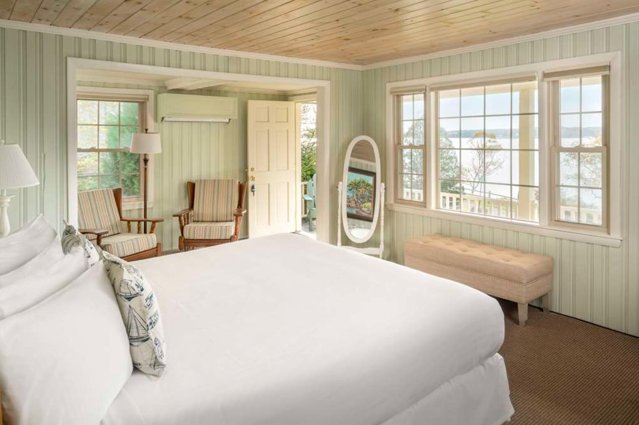 image Crisp, calm, and full of light—this airy bedroom brings together timeless charm and simple comfort.
