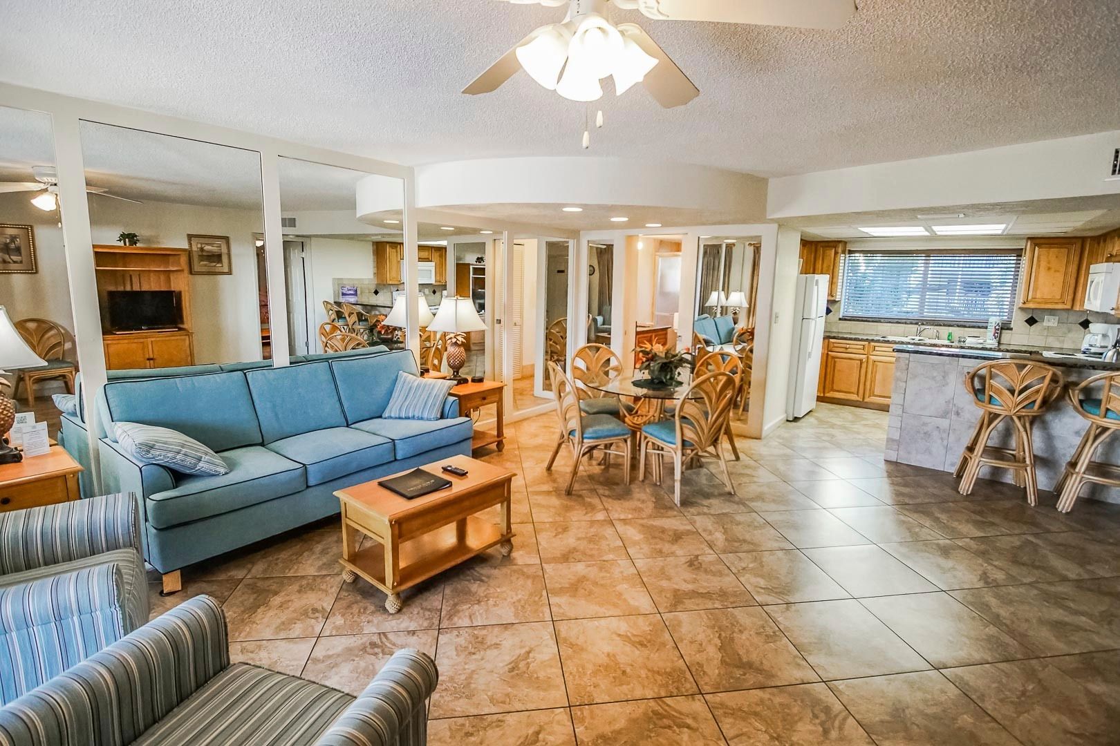 image Featuring a fully equipped kitchen and a harmonious layout, this condo invites you to cook and dine while enjoying pool and ocean views.