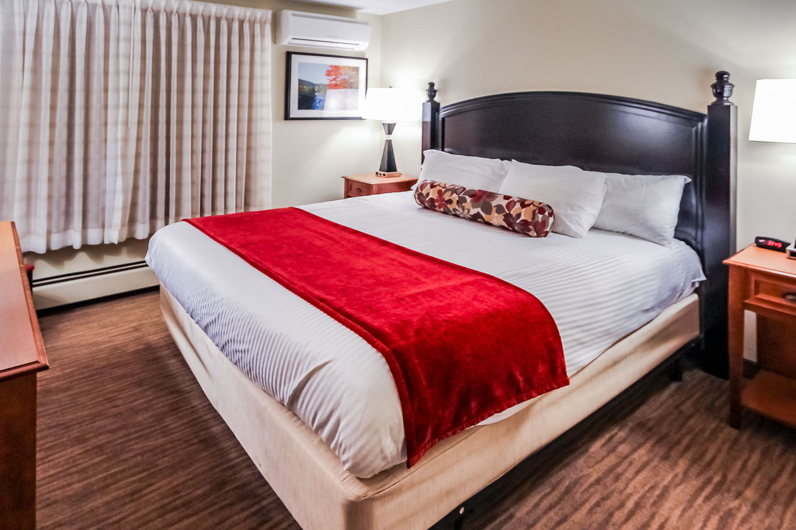 image The spacious king master bedroom provides a serene retreat with plush bedding and tasteful decor, ensuring restful nights.