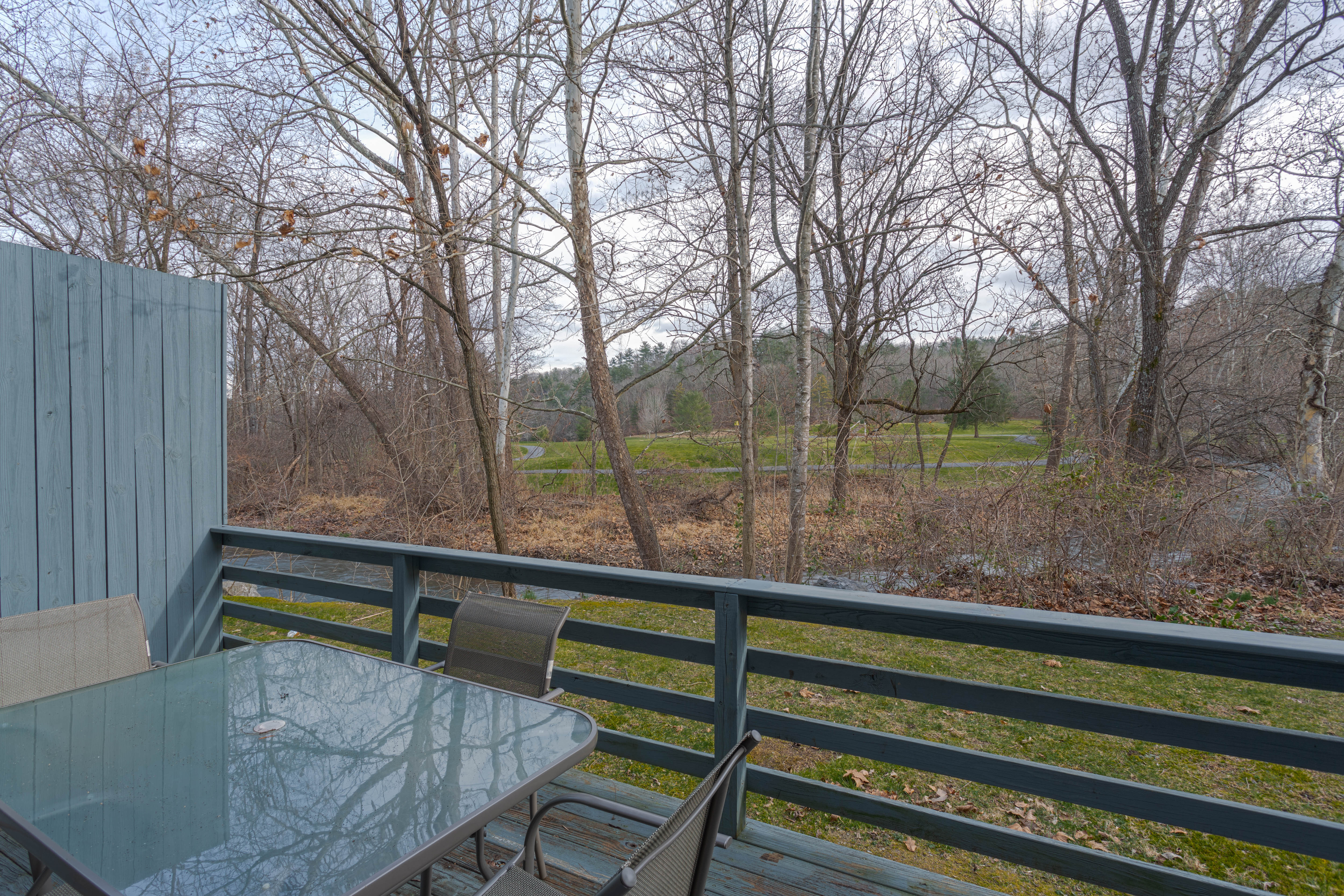 image Private balcony with serene woodland views—an inviting spot for morning coffee or evening wine.