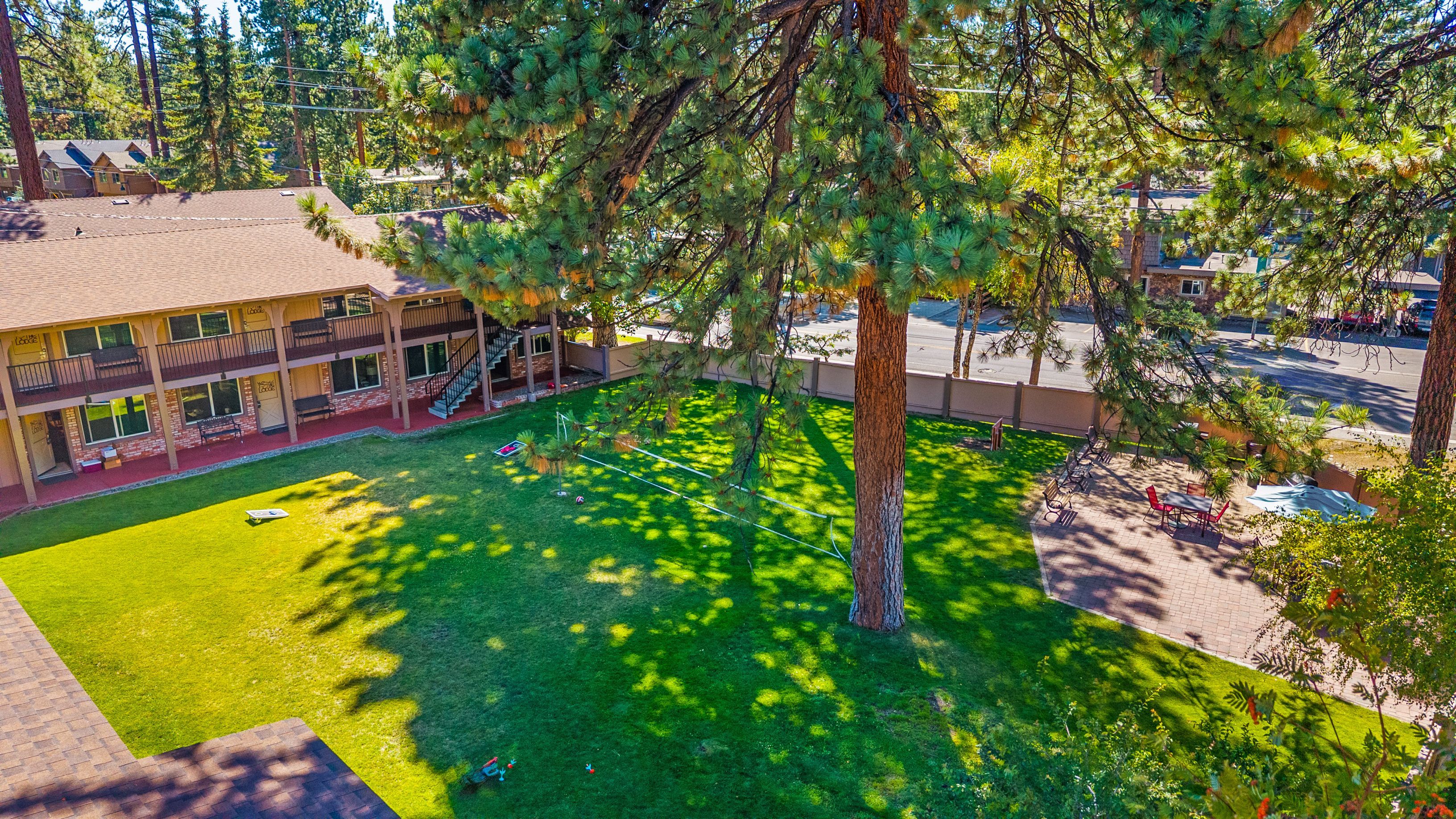 image Expansive green lawn perfect for outdoor games