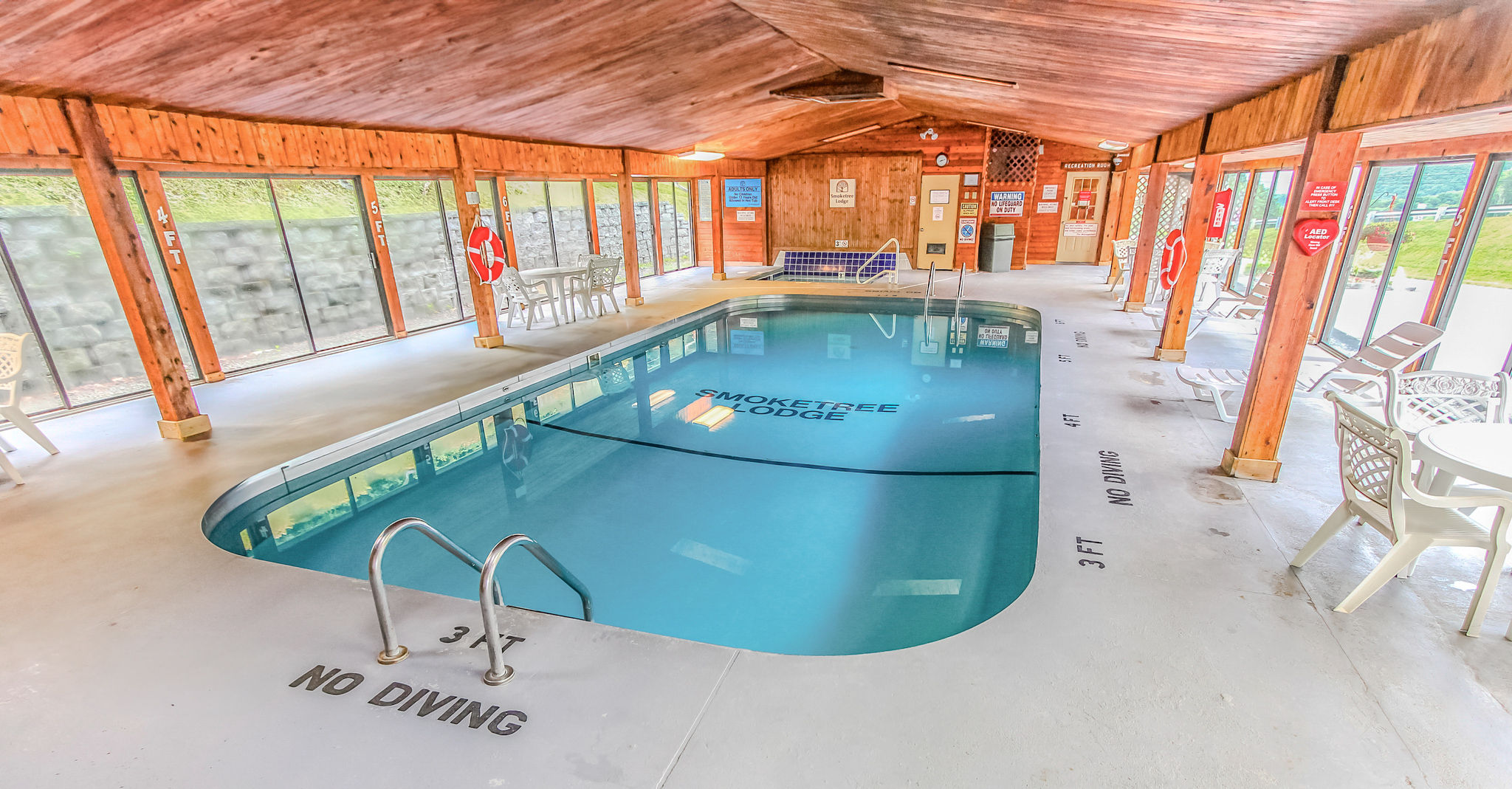 image Take a dip in the indoor pool, where sunlight streams through large windows, creating a refreshing escape.