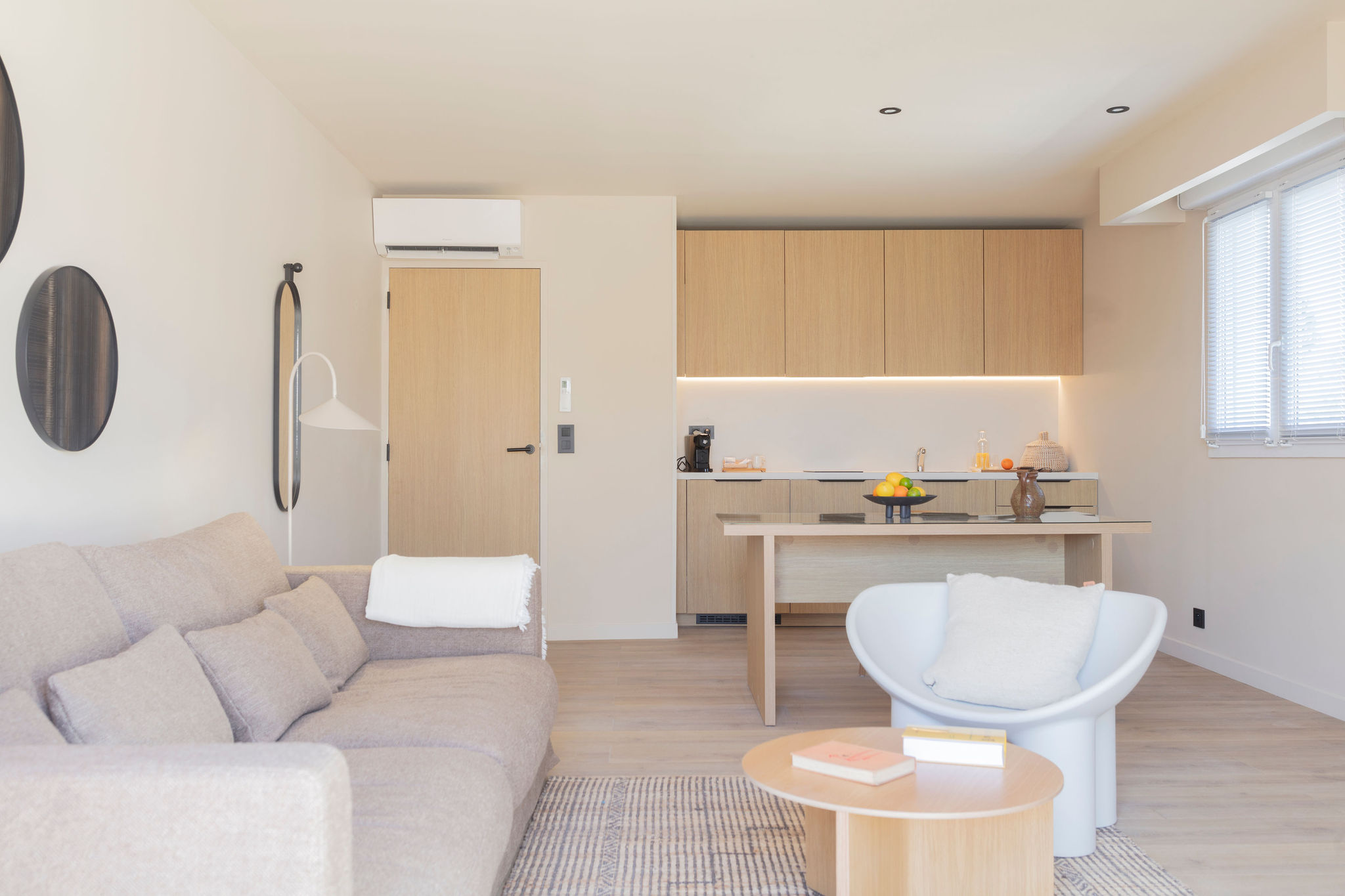 image Spacious open-plan layout connecting the lounge and kitchen—perfect for socializing or relaxing after a day out.