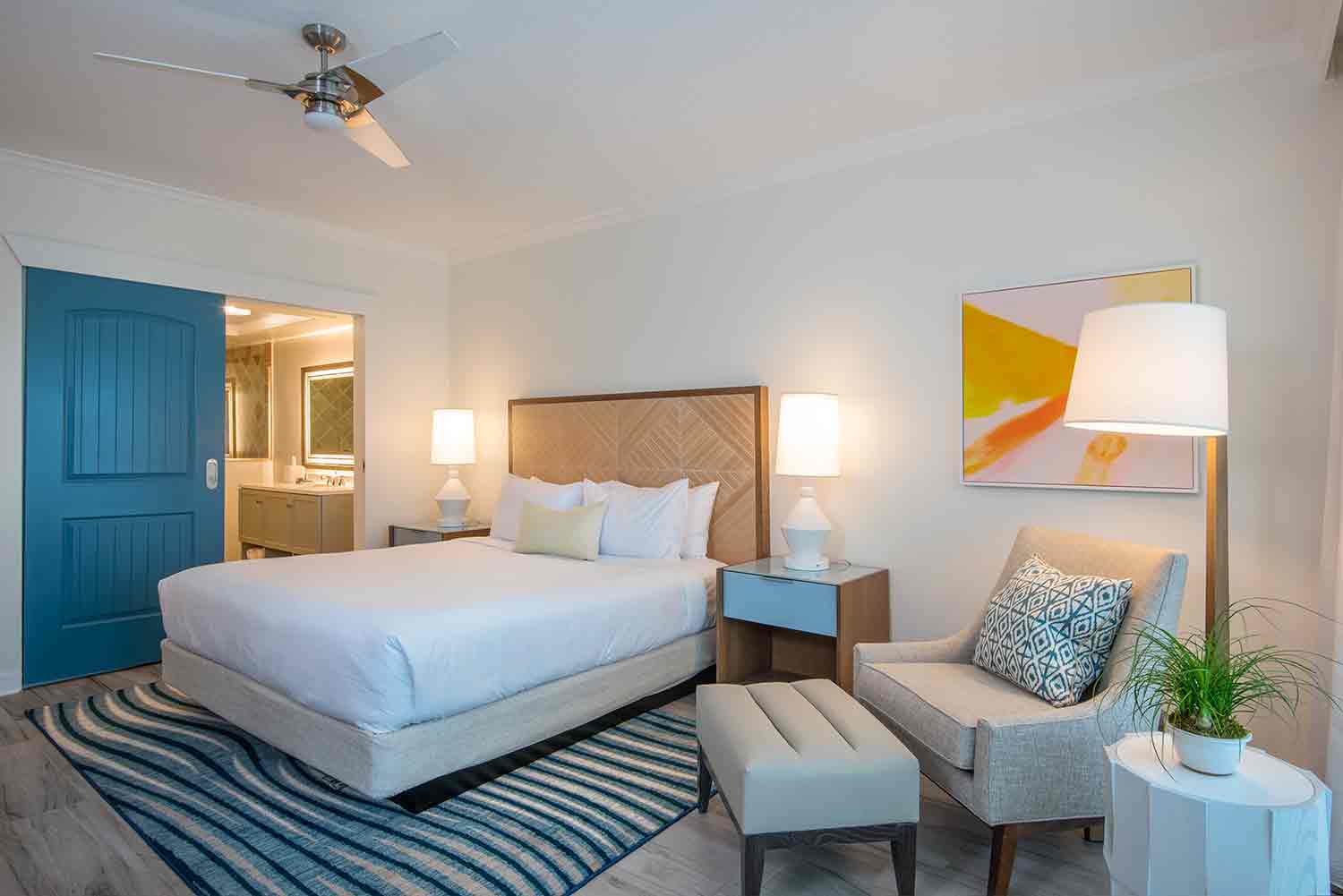 image Drift into comfort with modern coastal touches, soft textures, and a welcoming nook for quiet moments.