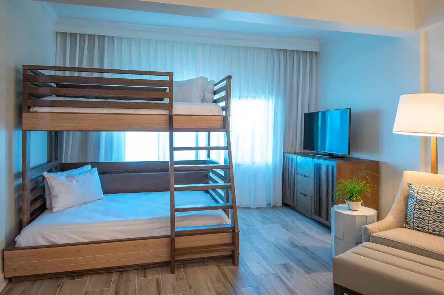 image Let little travelers rest and play in a cheerful corner designed for comfort, laughter, and laid-back island days.