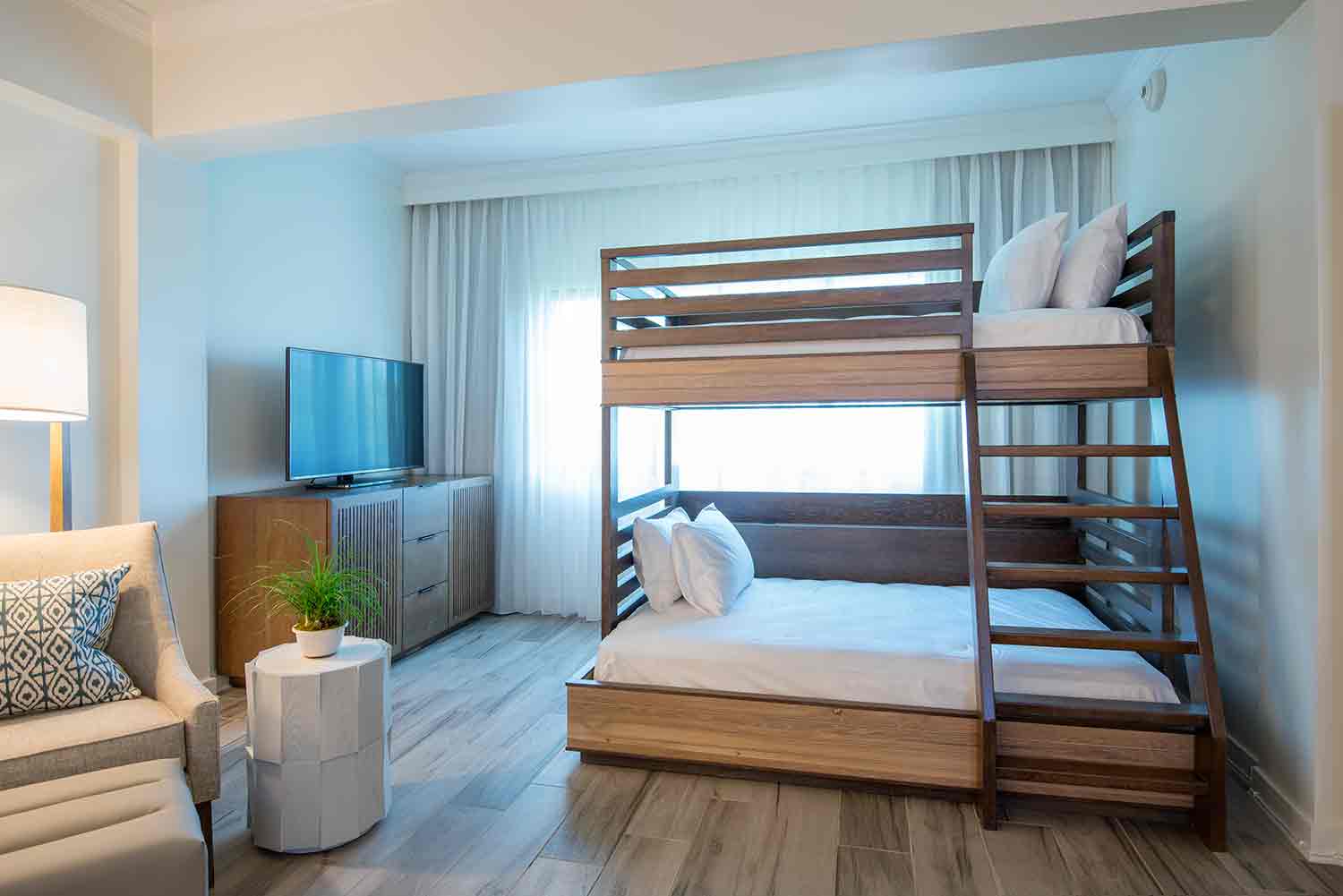 image Let the little ones dream big in a sunny corner designed for comfort, laughter, and carefree island vibes.