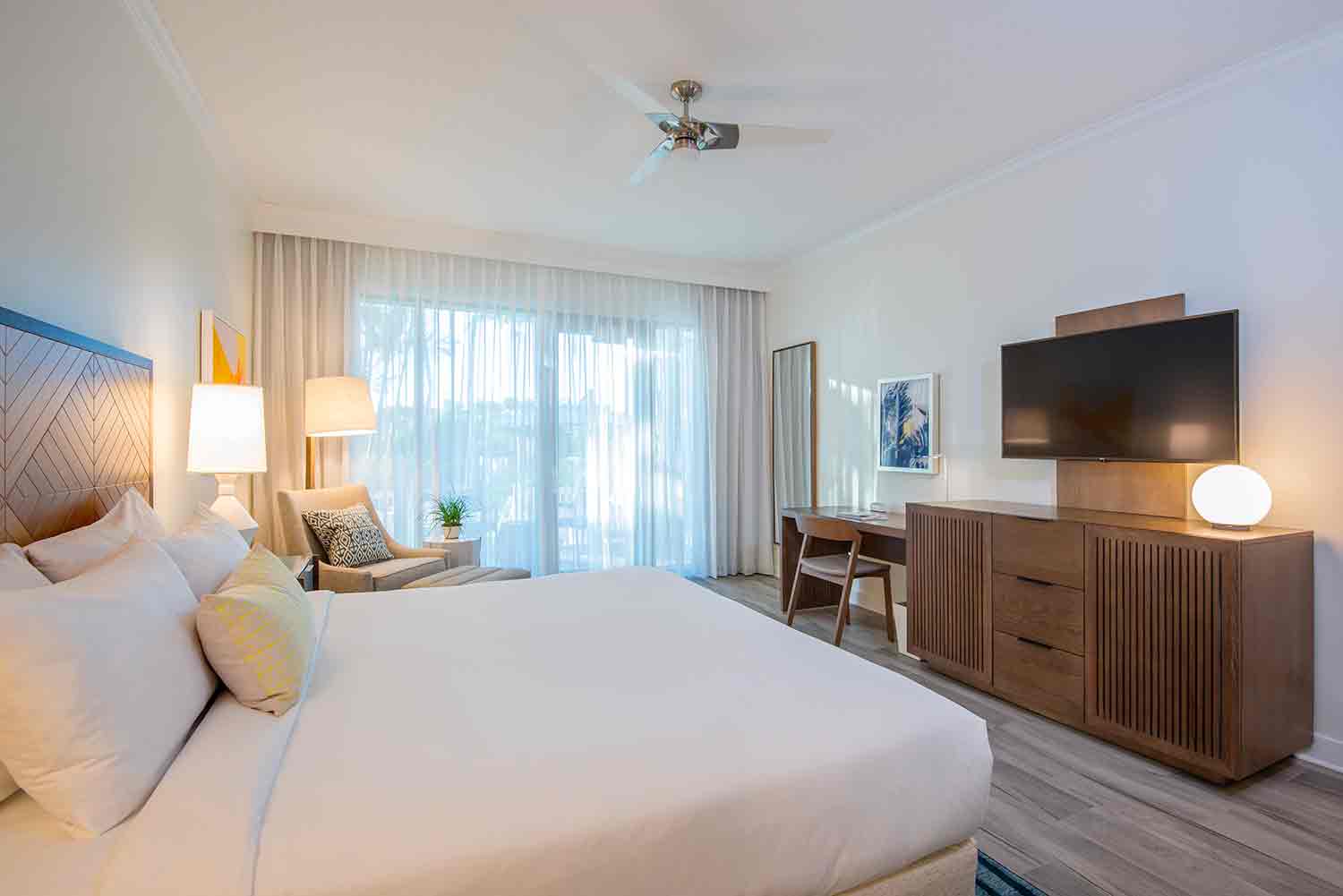 image Ease into island time in a softly lit retreat where every detail invites calm and comfort.