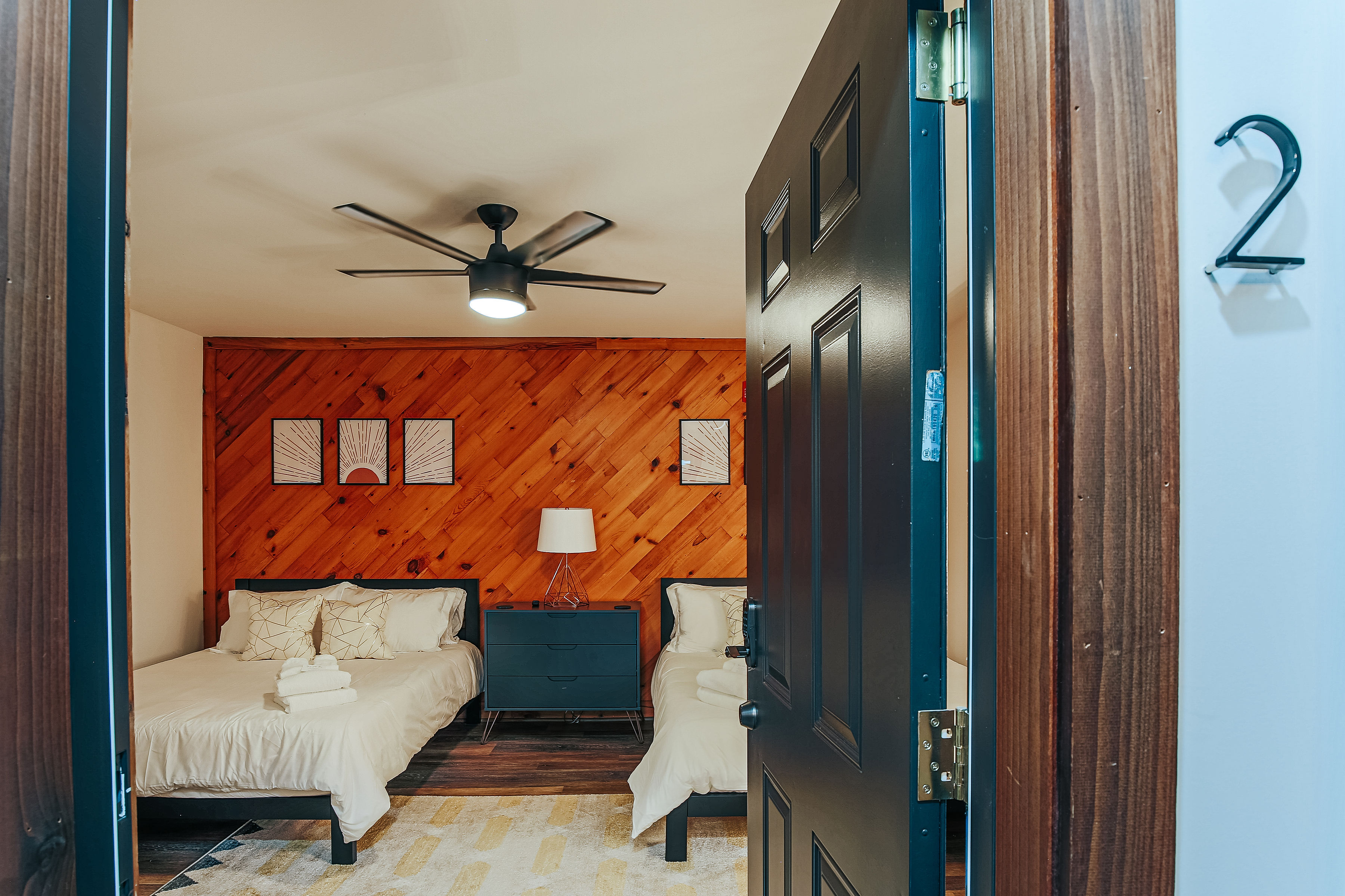 image Step into a spacious unit with contemporary decor and natural light.