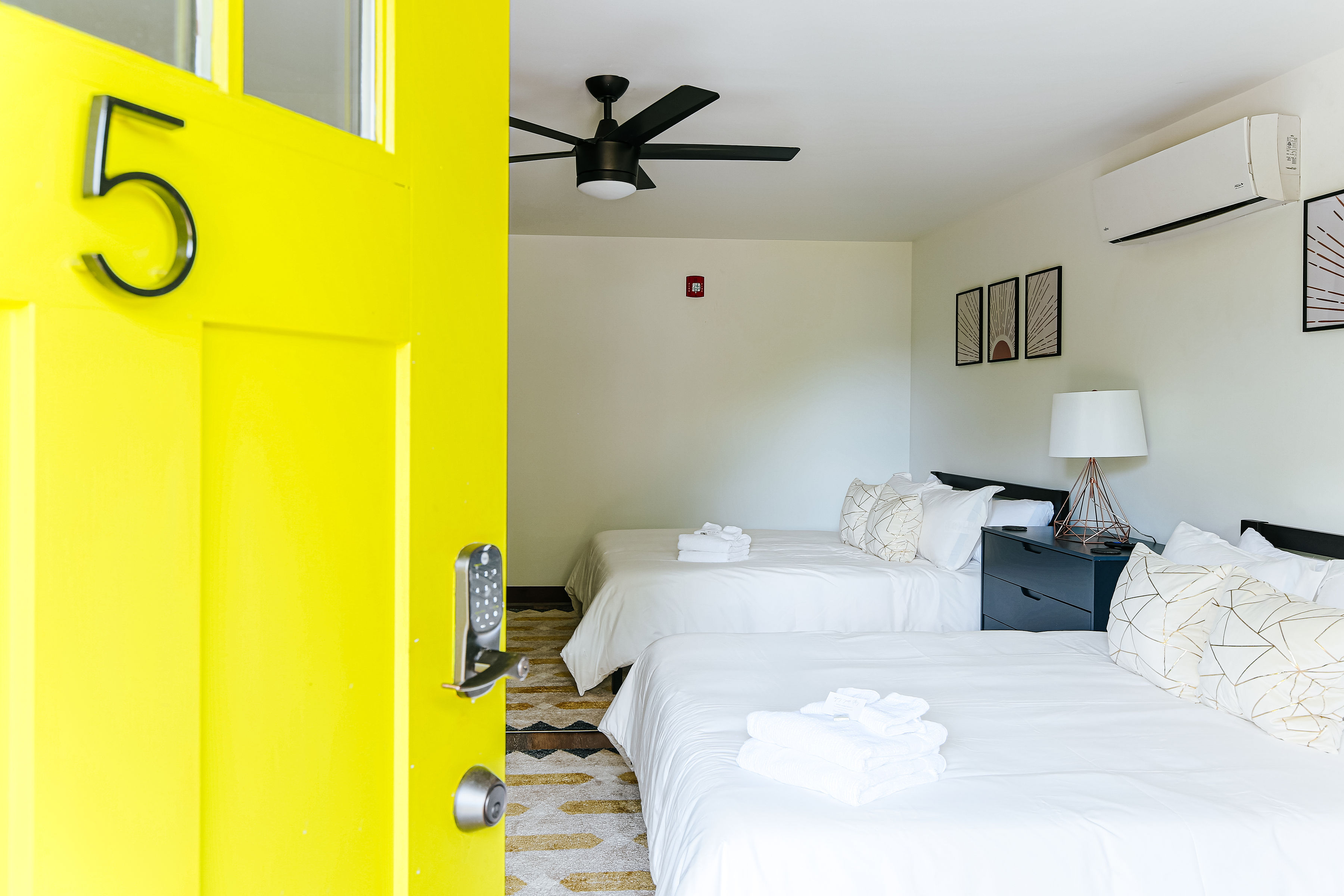 image Vibrant, inviting entrance leads to your relaxing queen suite.