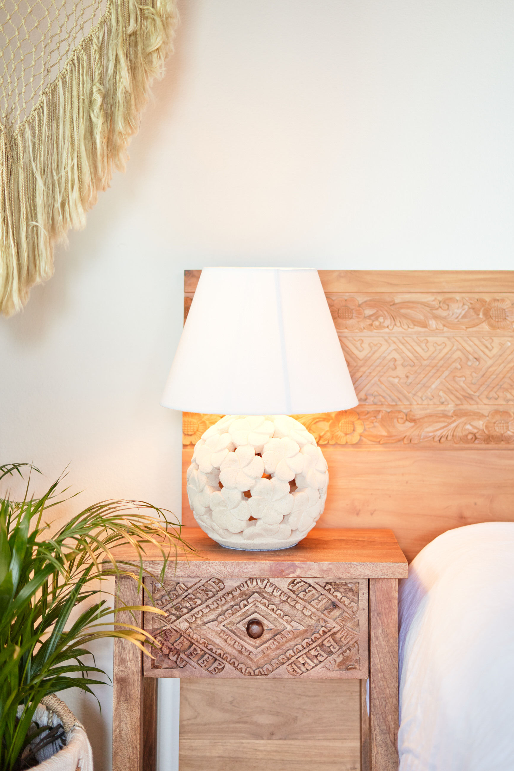 image Elegant interiors with nature-inspired décor and luxury linens create a tranquil retreat for relaxation.