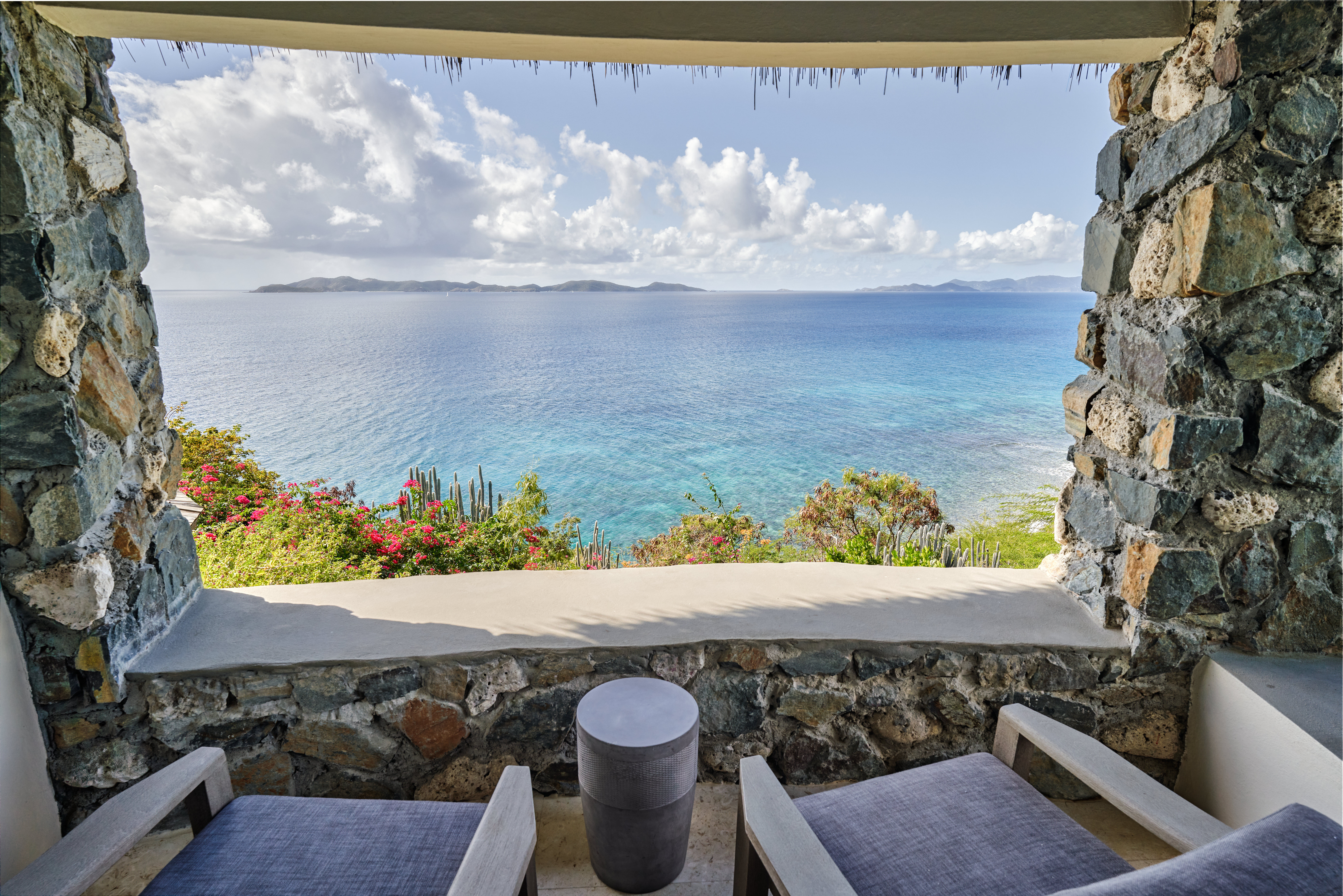 image Basking in nature’s beauty, the outdoor seating area offers breathtaking ocean views, perfect for enjoying gourmet dining or evening relaxation.
