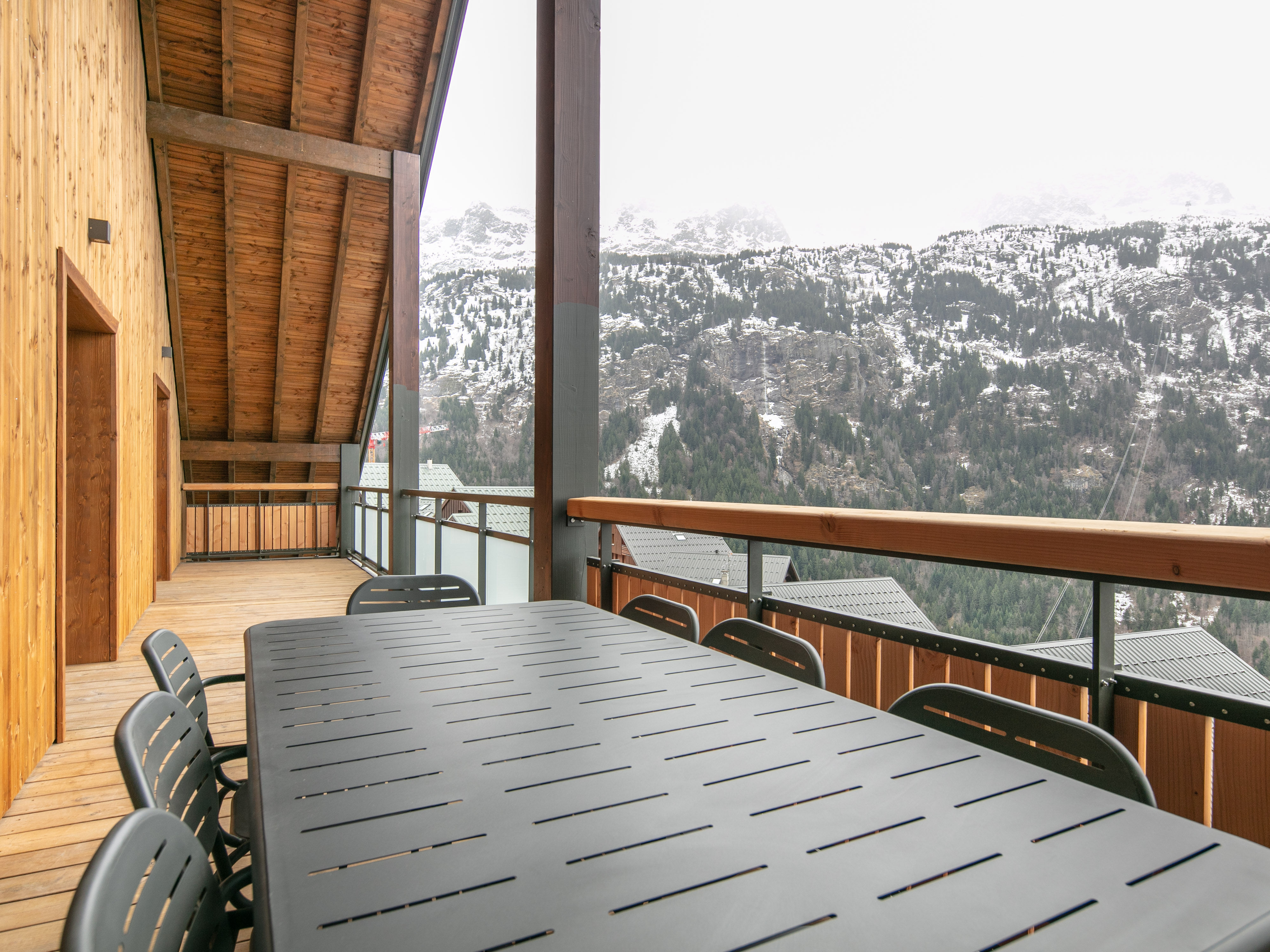image Gather for meals on the spacious terrace, perfect for enjoying the fresh mountain air.