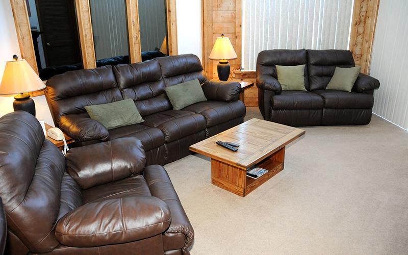 image Comfortable living space that captures the spirit of mountain relaxation, ideal for curling up after outdoor adventures.