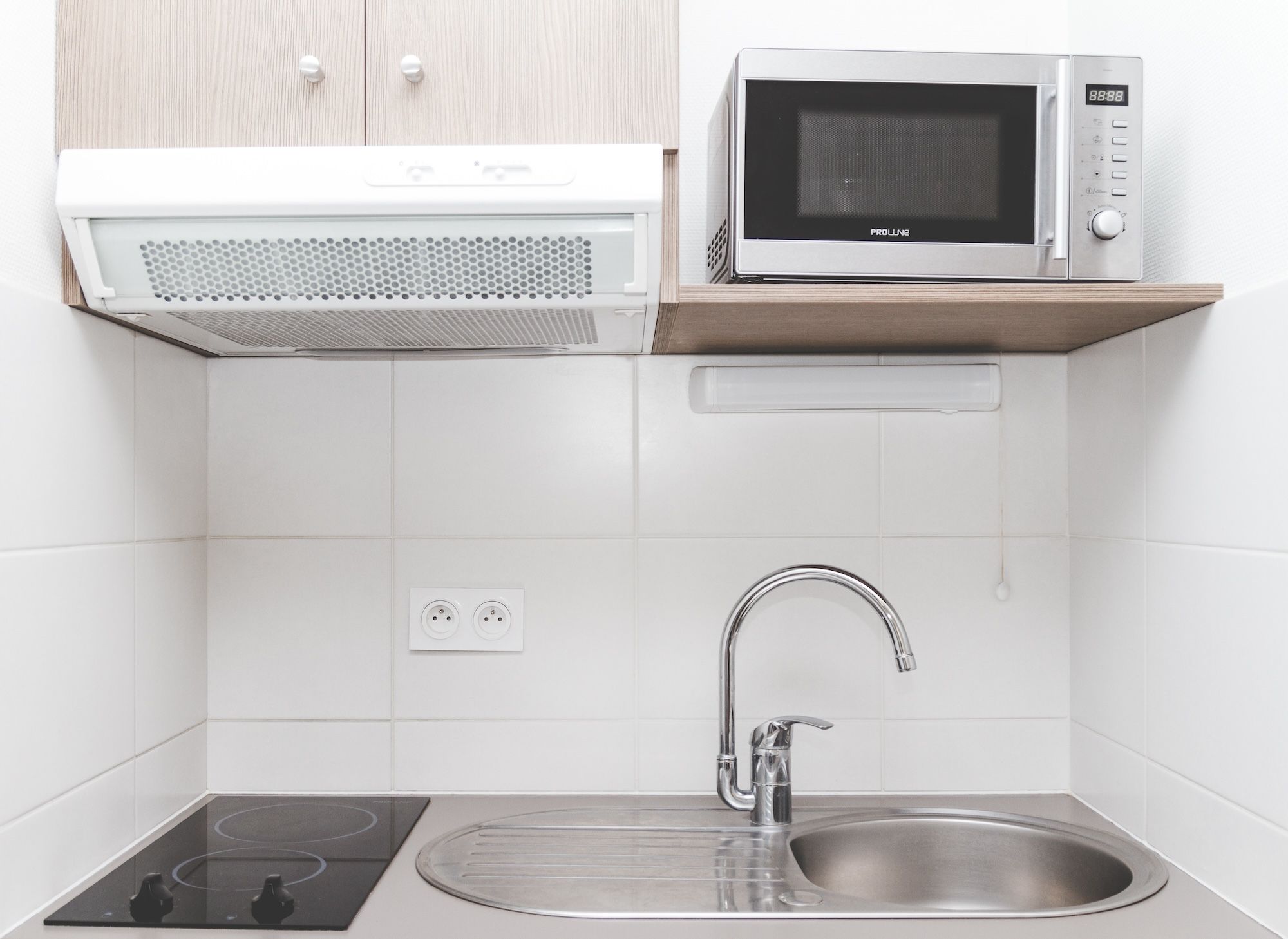 image The kitchenette comes with all the essentials for preparing meals and snacks.