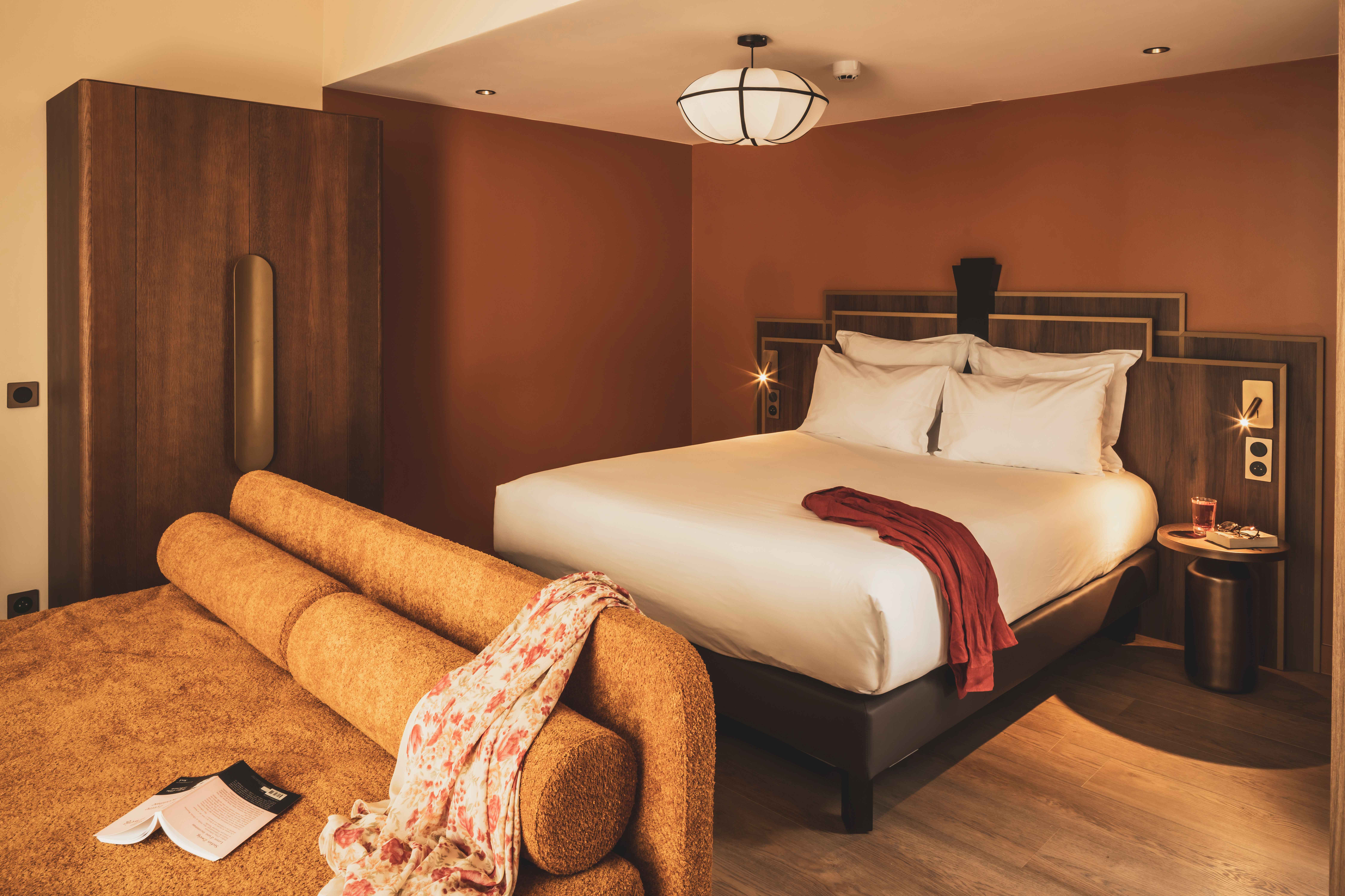 image Soft colors and gentle light create a cozy, comfortable setting for restful nights.