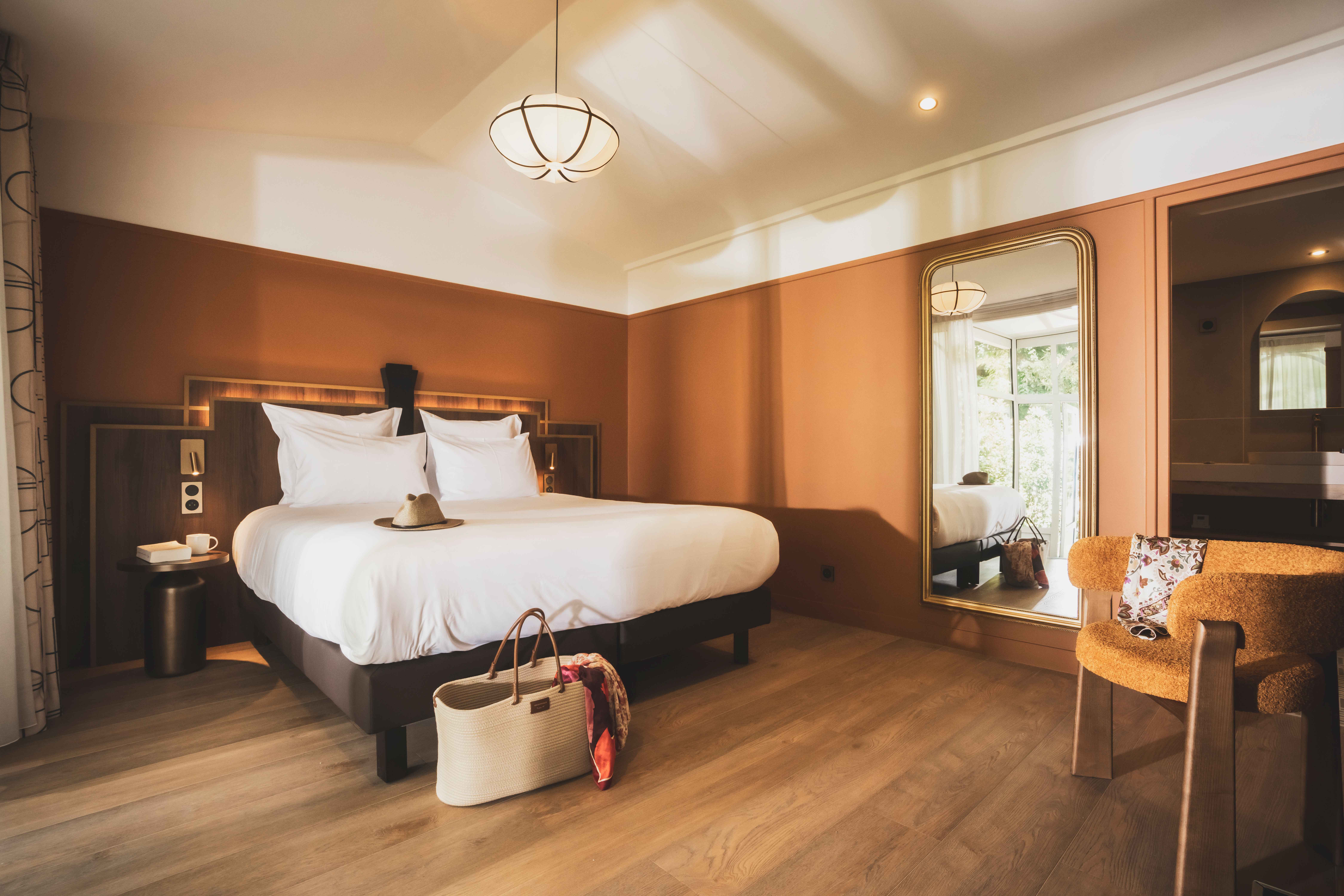 image Soft colors and elegant details create a relaxing setting for restful nights with family or friends.