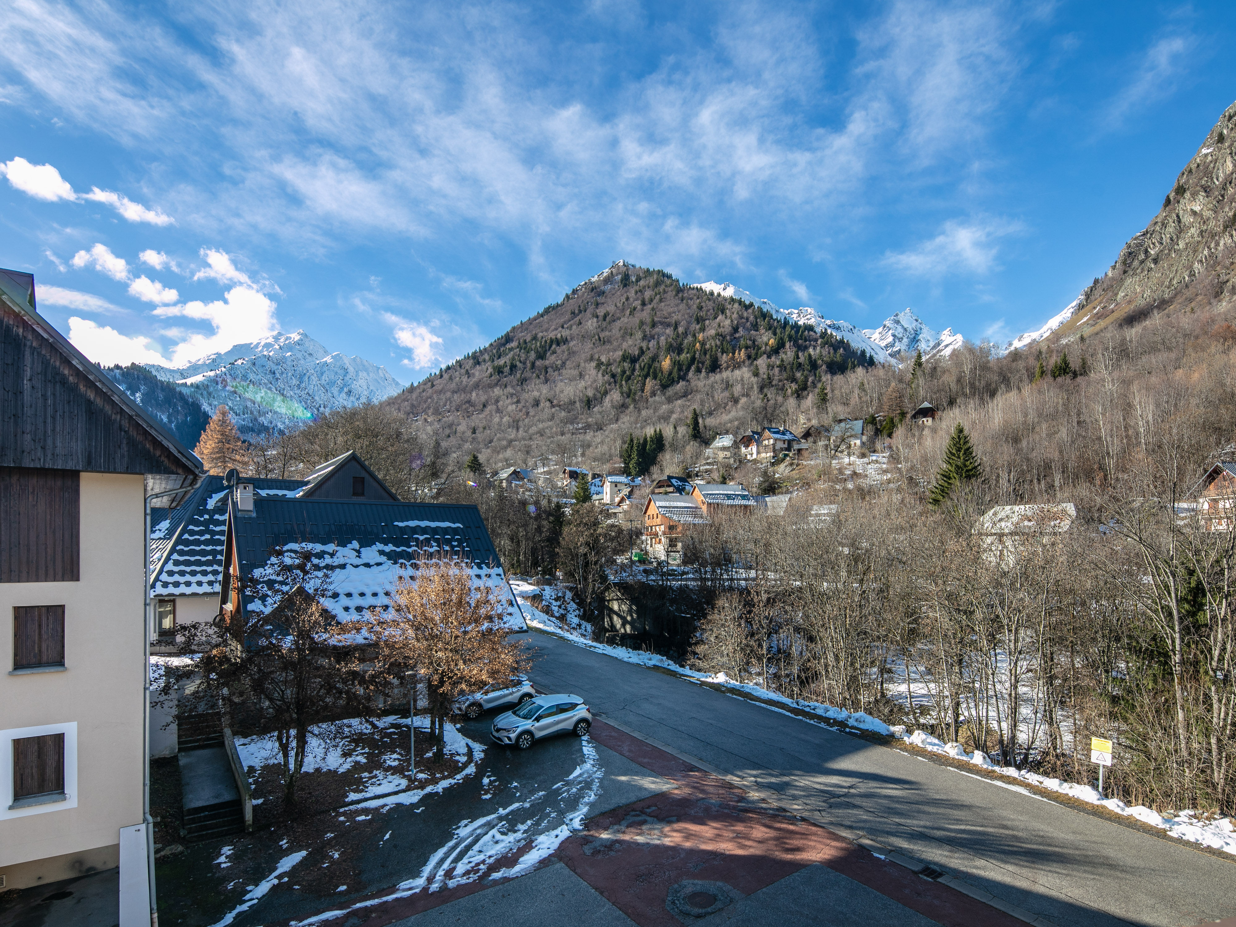 image Gaze upon stunning mountain views from the apartment, offering a picturesque backdrop for your alpine getaway.