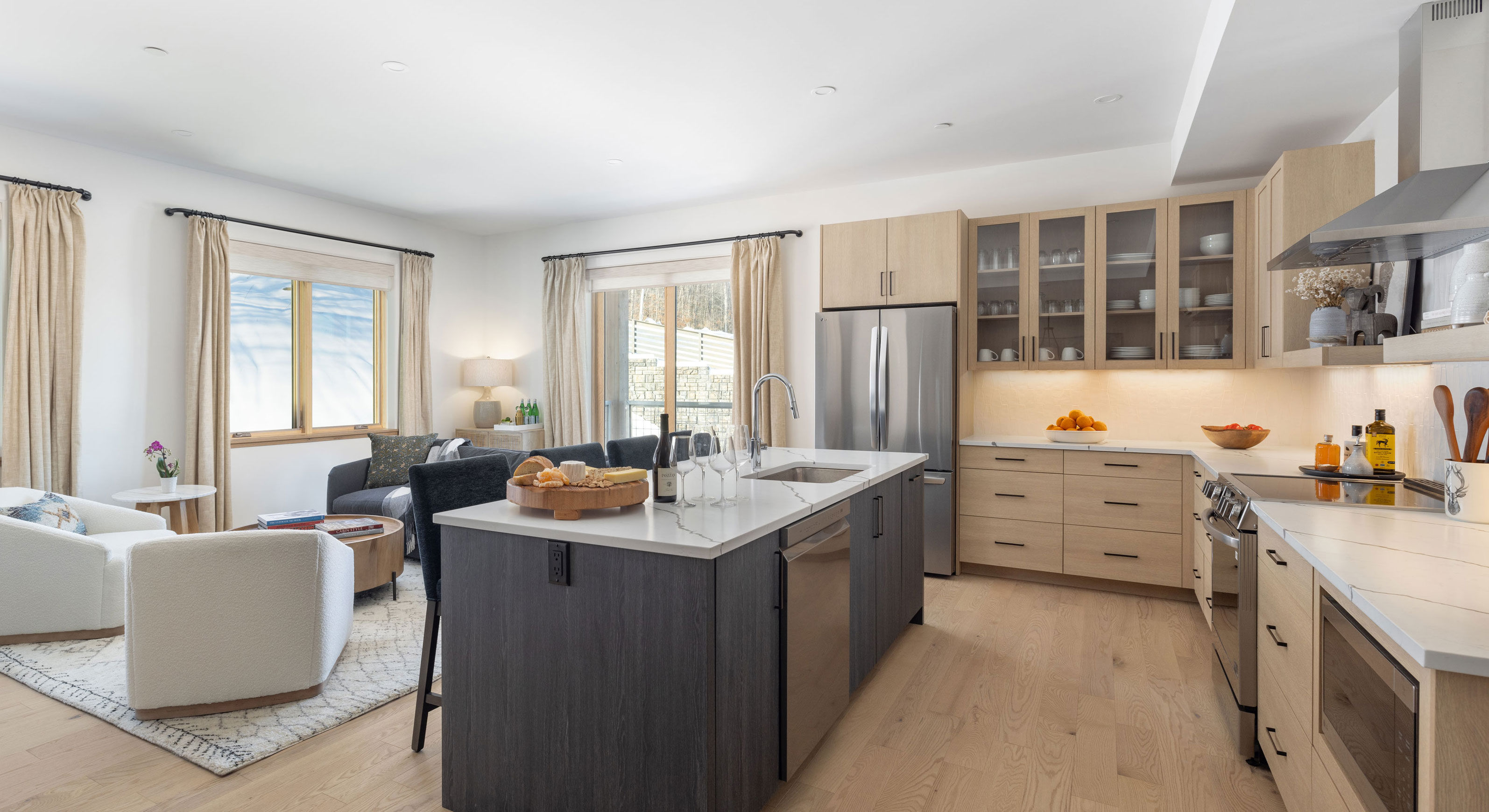 image The fully equipped kitchen features generous counter space and modern appliances, perfect for preparing meals for large groups.