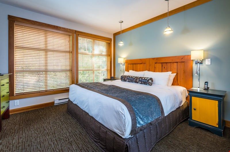 image Get a good night's sleep in the master bedroom.