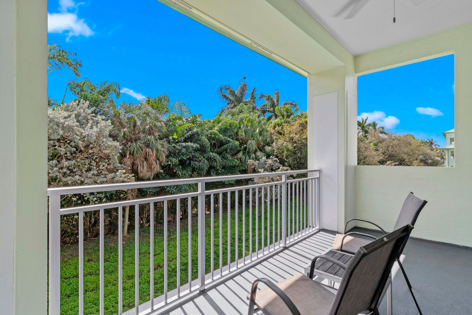 image Private outdoor space with comfortable seating and scenic views.