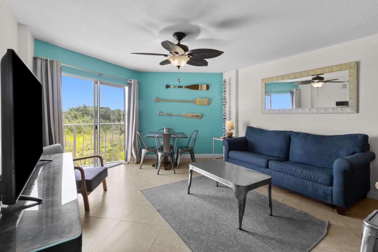 image Kick back on plush seating, perfect for sharing stories after a day of adventure.