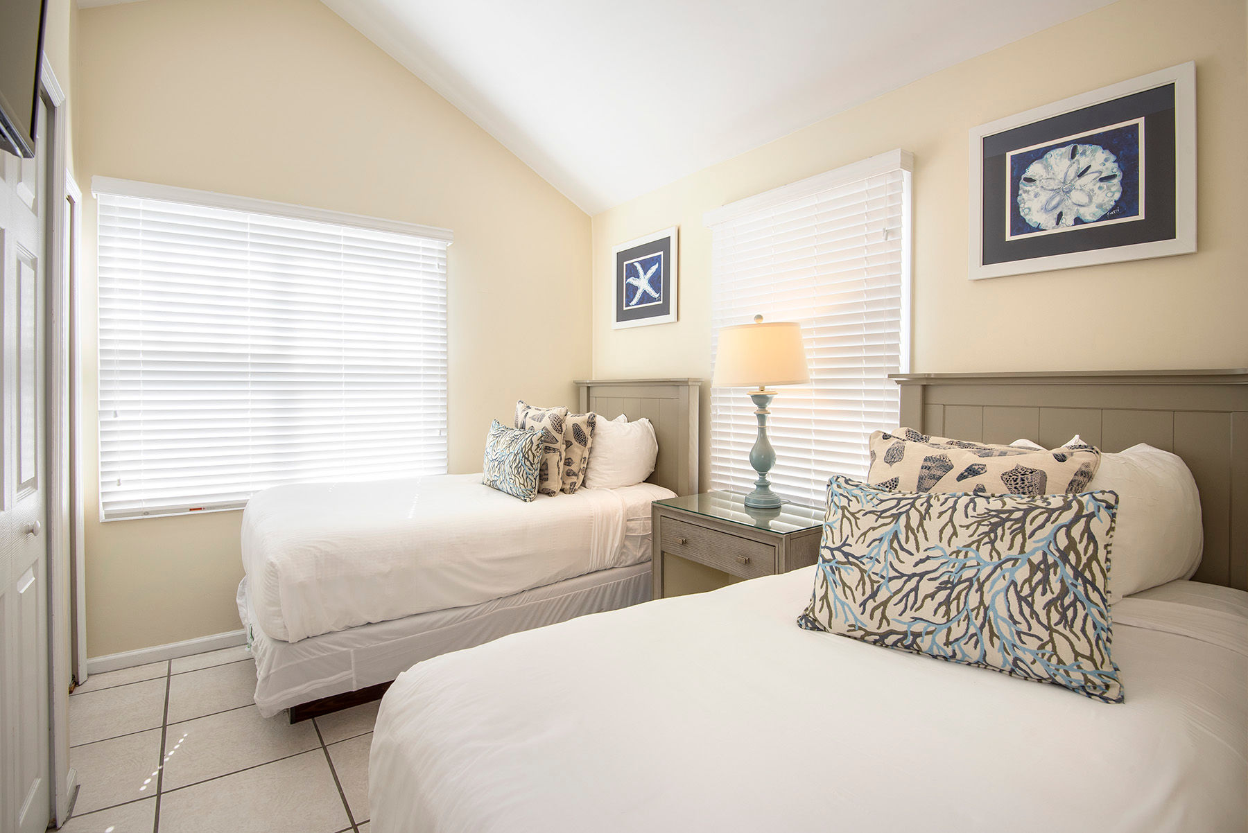 image Bed linens are provided.