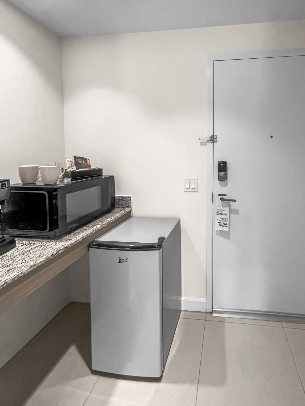 image A sleek setup with modern appliances awaits, perfect for your culinary adventures.