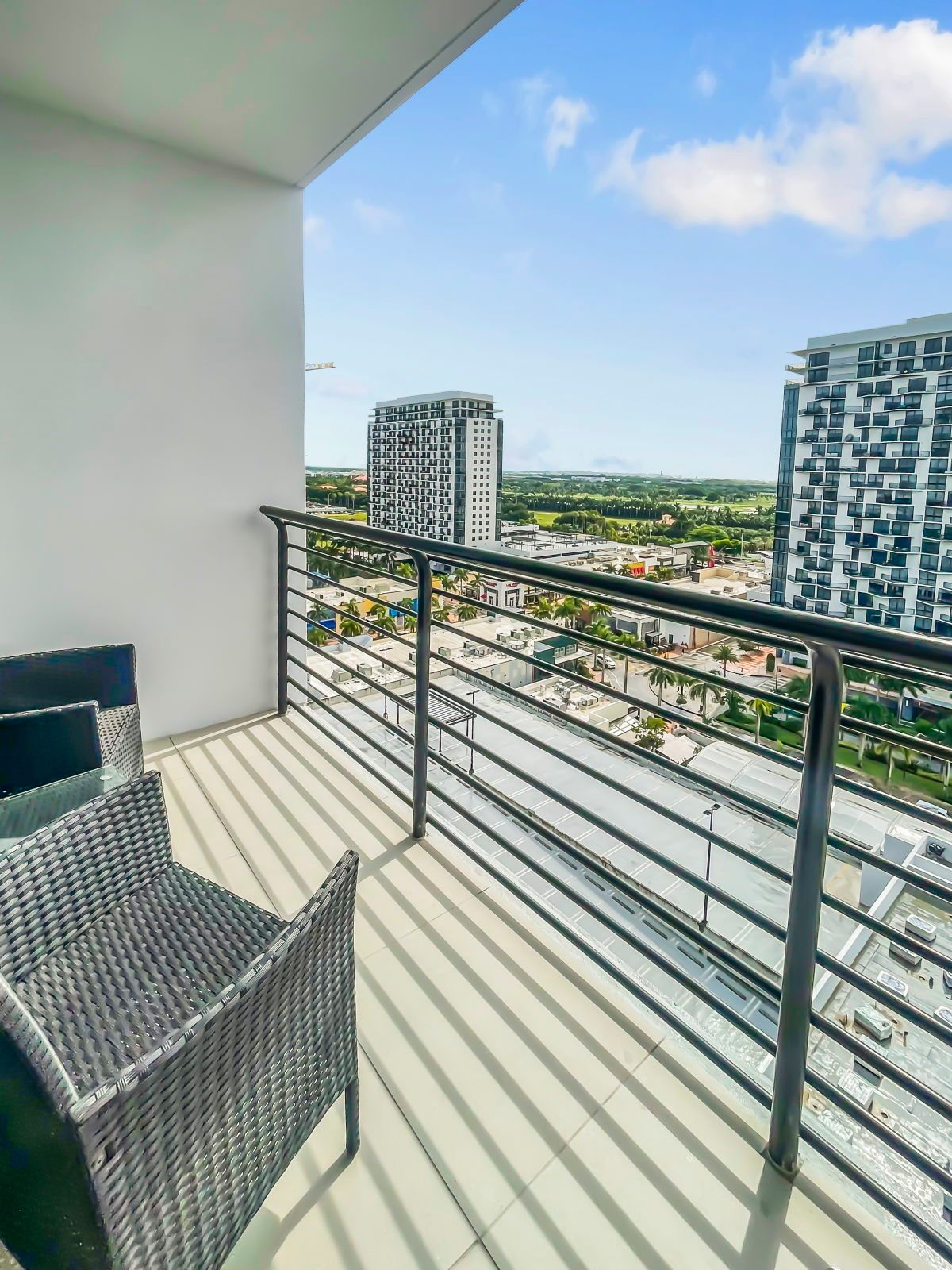 image Step onto the private balcony and enjoy a morning coffee with city views.